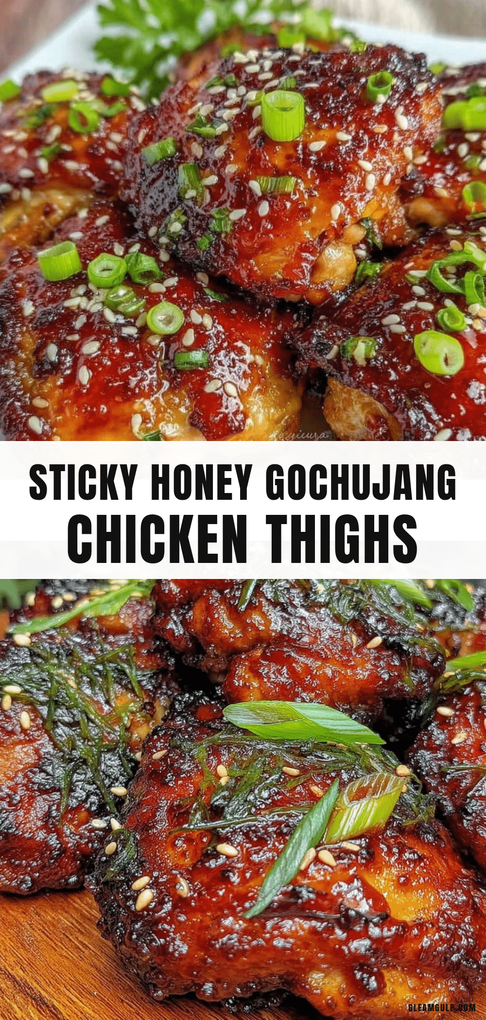 baked gochujang chicken thighs recipe