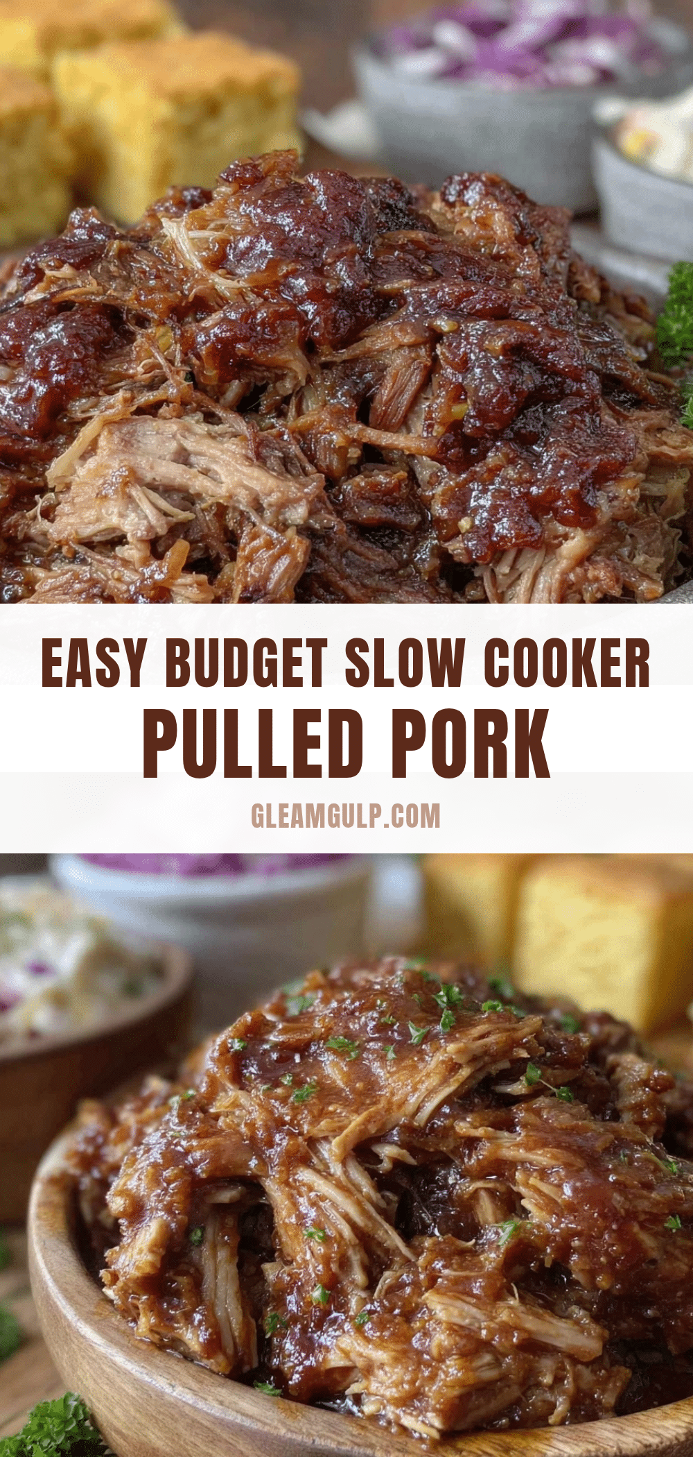 budget BBQ pulled pork slow cooker recipe recipe