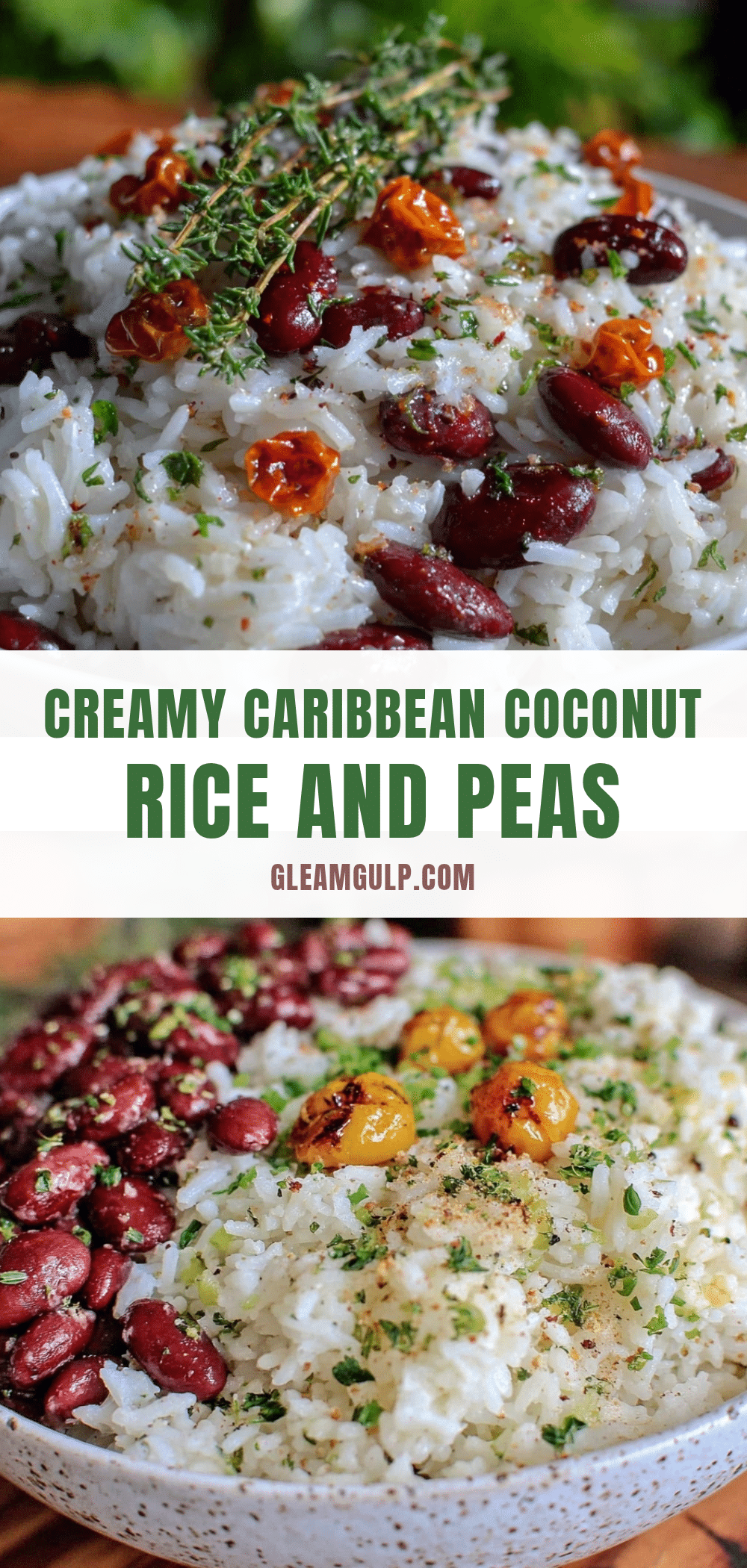 caribbean coconut rice and peas recipe