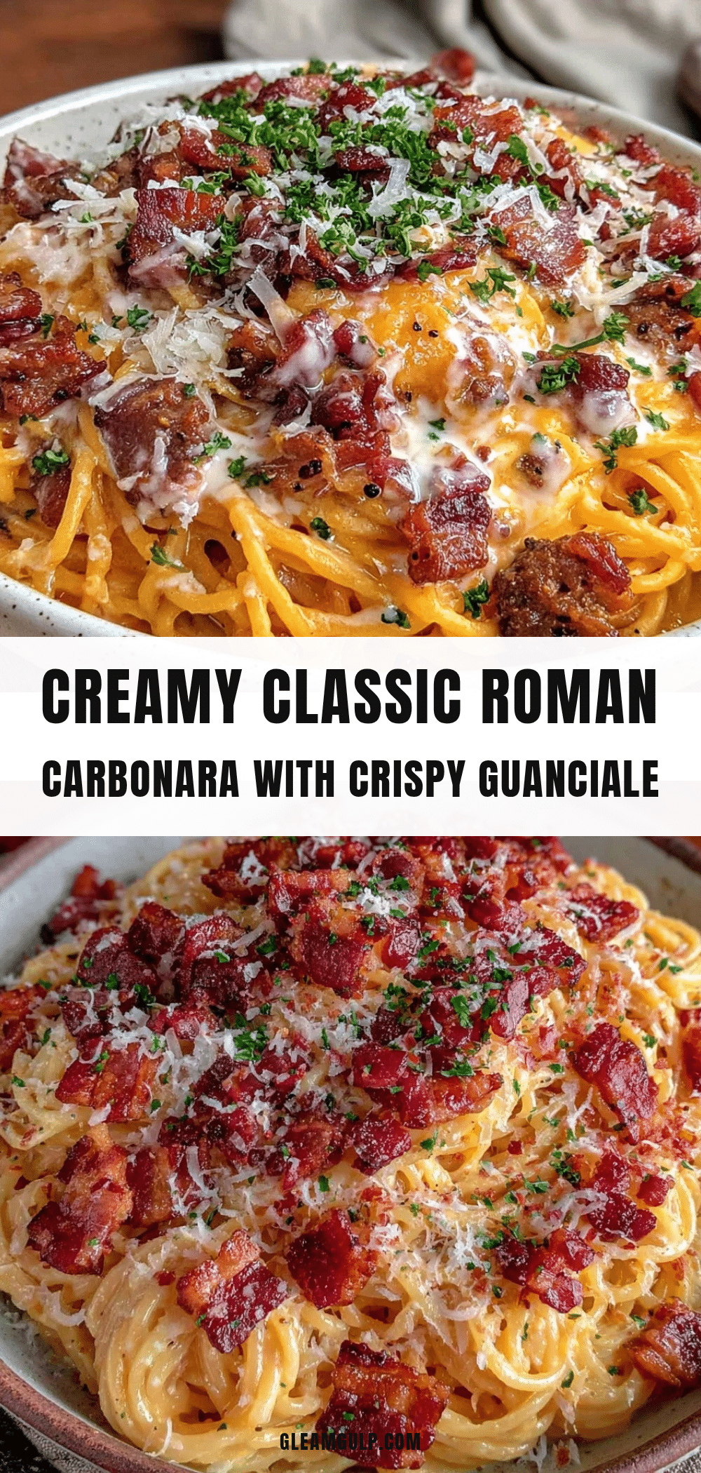 classic Roman carbonara recipe