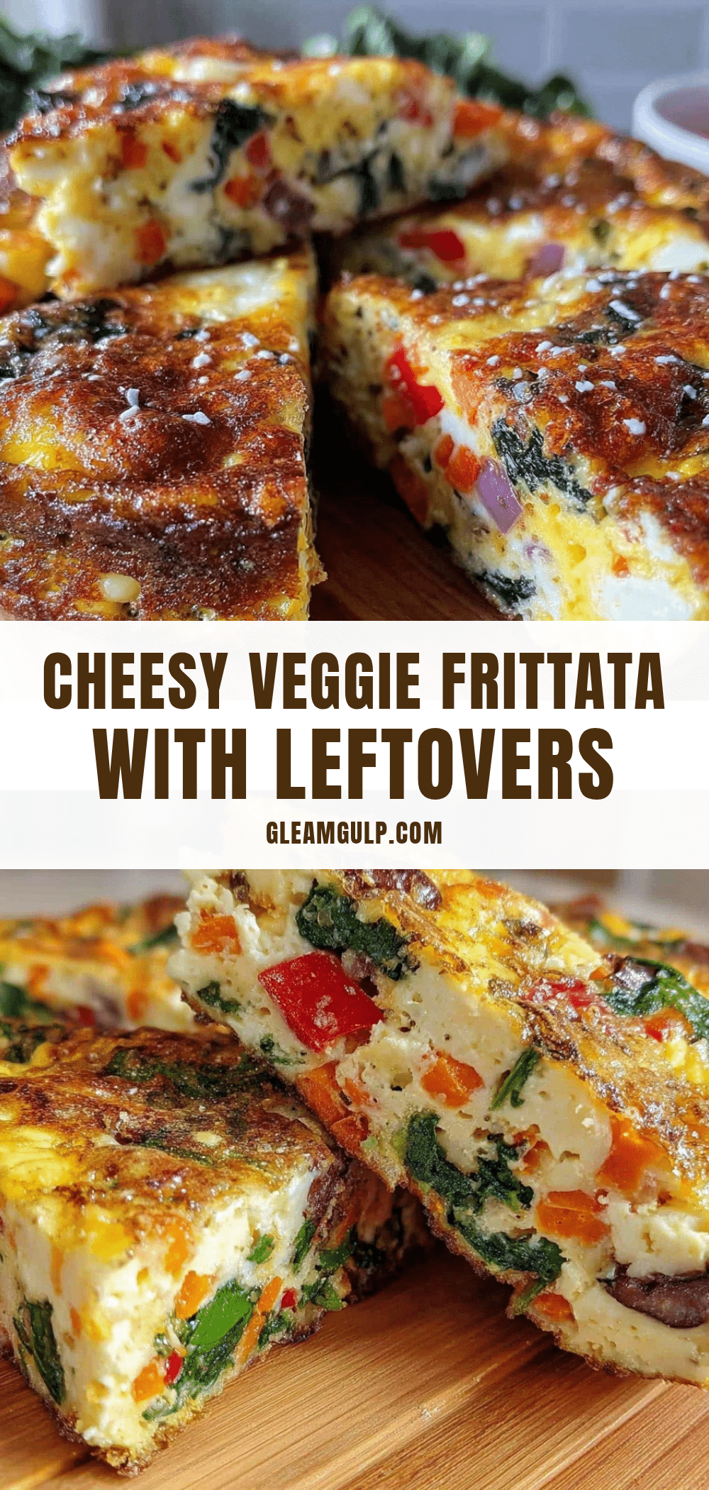 cozy cheesy veggie frittata recipe