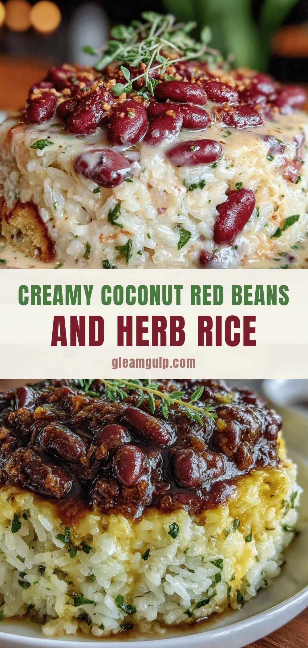 creamy coconut red beans recipe