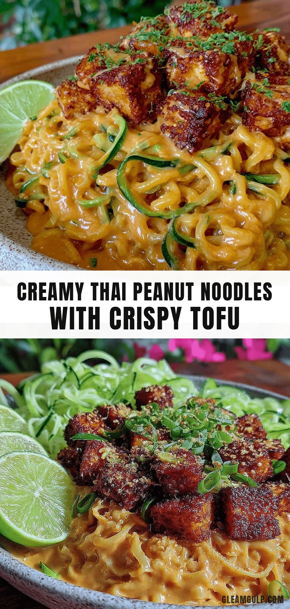 Creamy Thai Peanut Noodles recipe