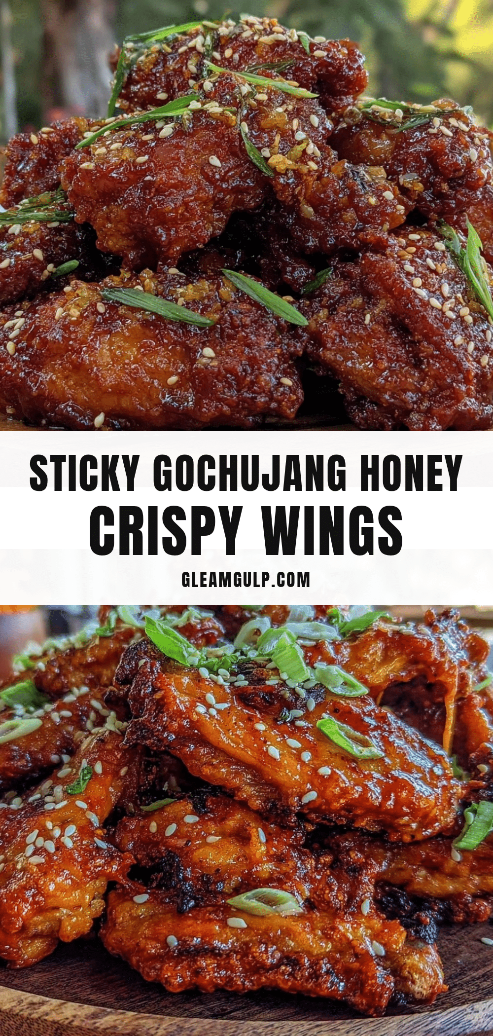 crispy gochujang honey chicken wings recipe