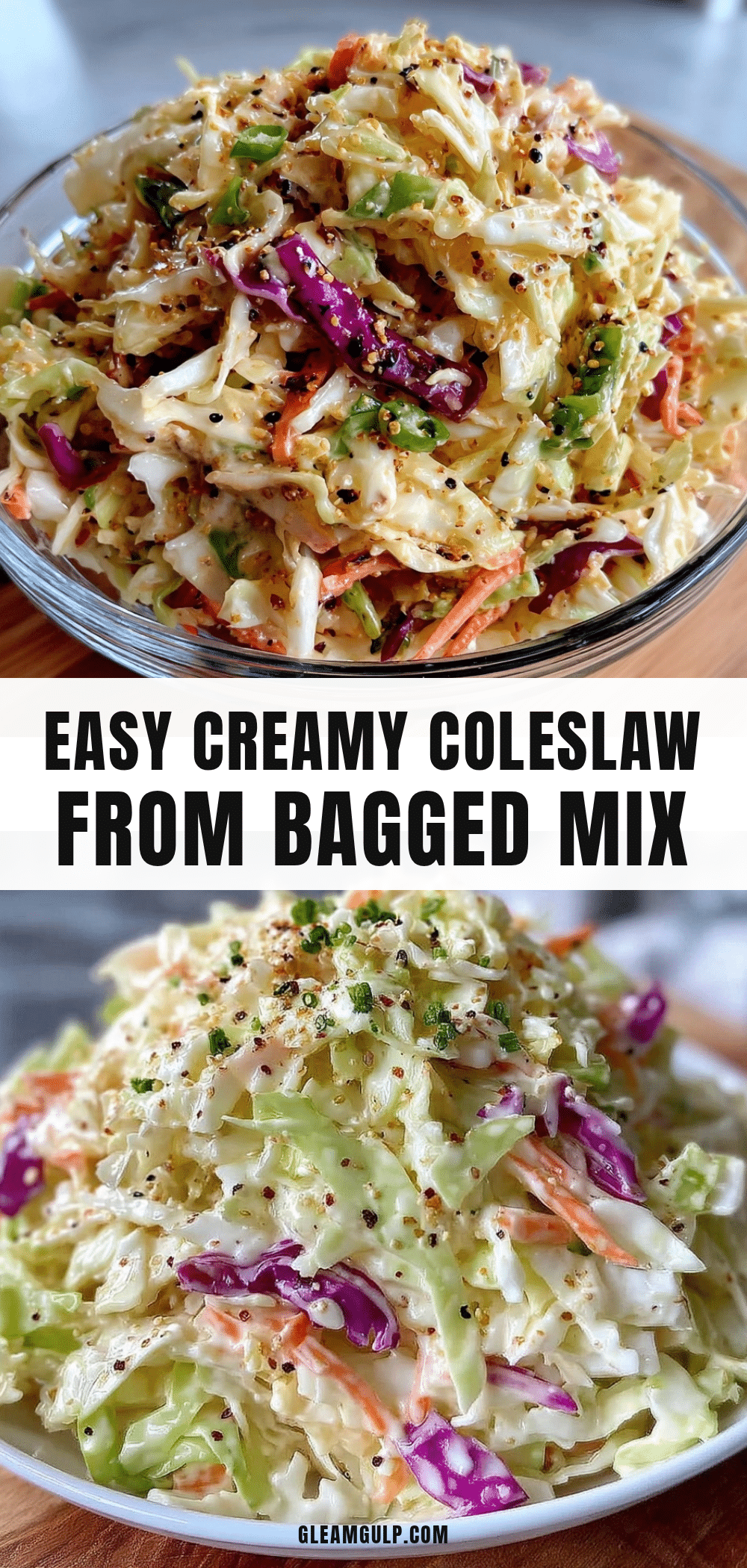 easy creamy coleslaw recipe