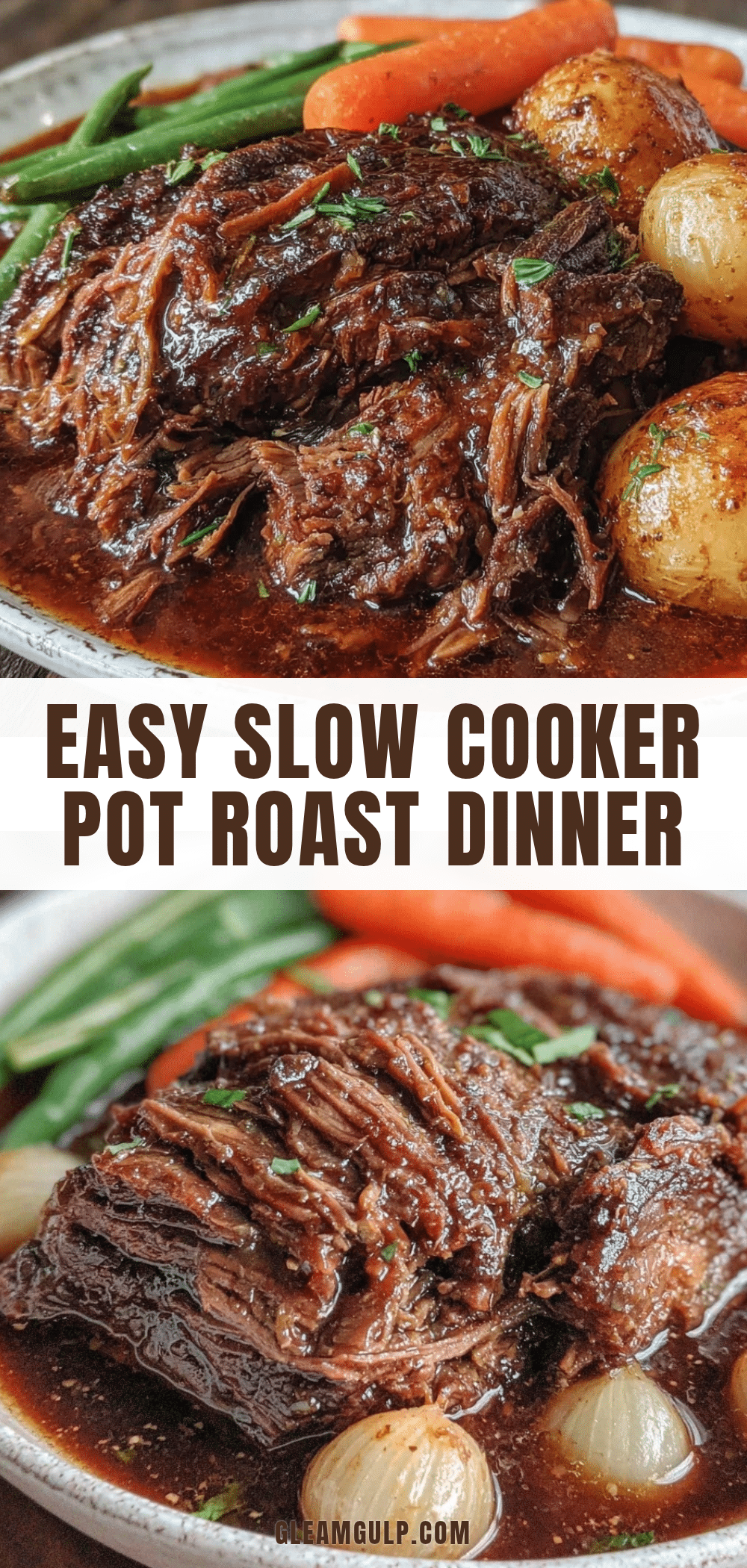 easy slow cooker pot roast recipe