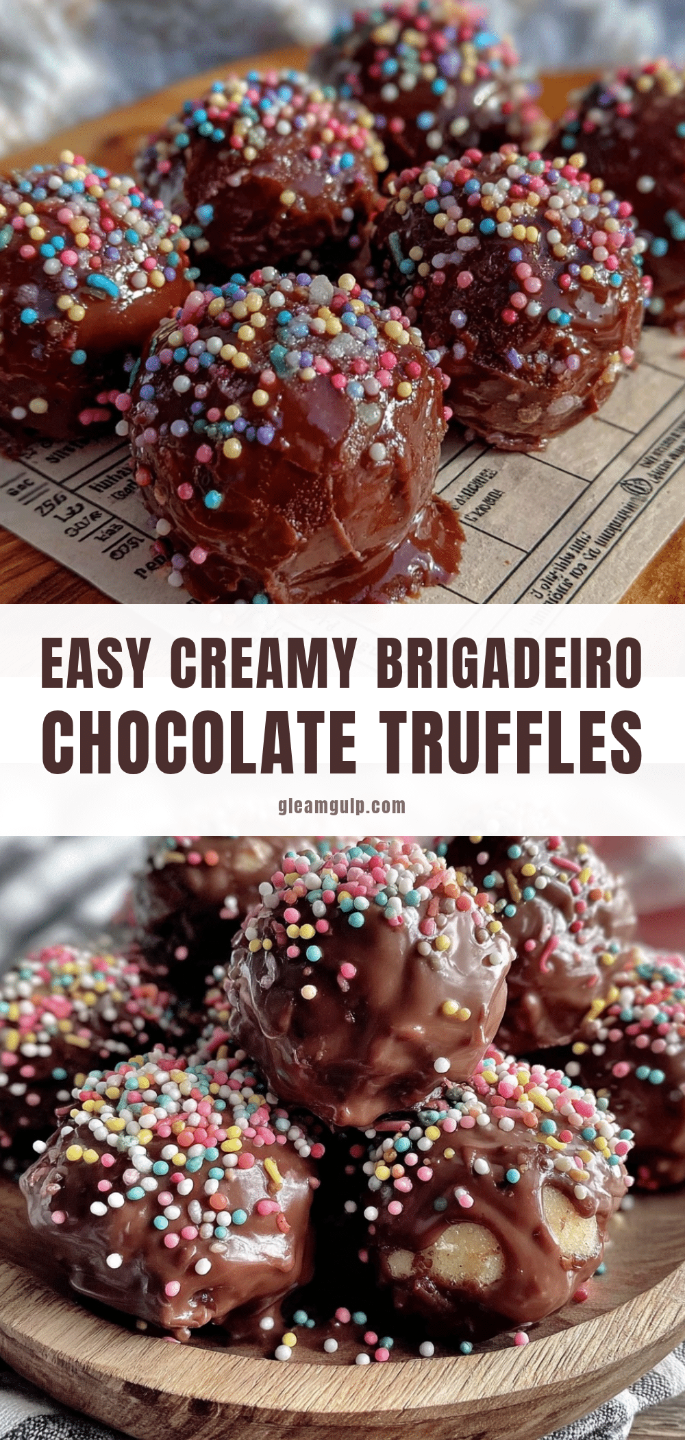 easy three-ingredient brigadeiro chocolate truffles recipe
