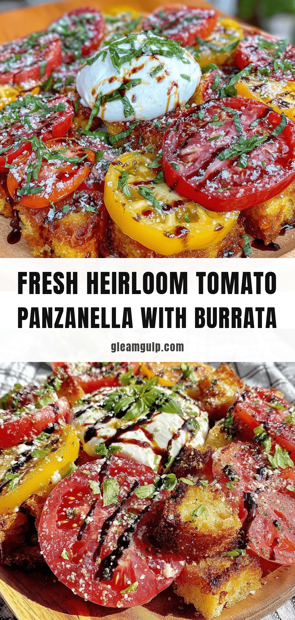 Fresh Heirloom Tomato Panzanella recipe