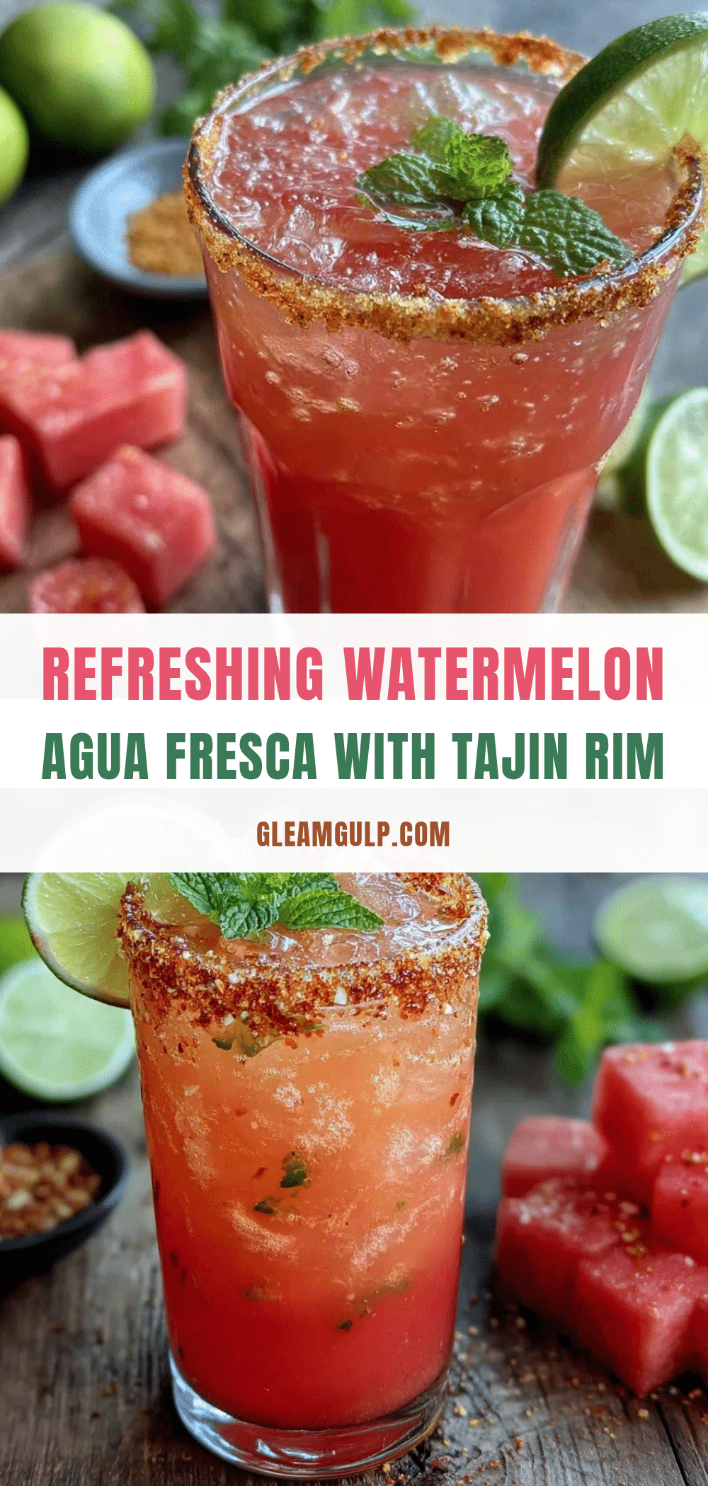 Fresh Watermelon Agua Fresca recipe