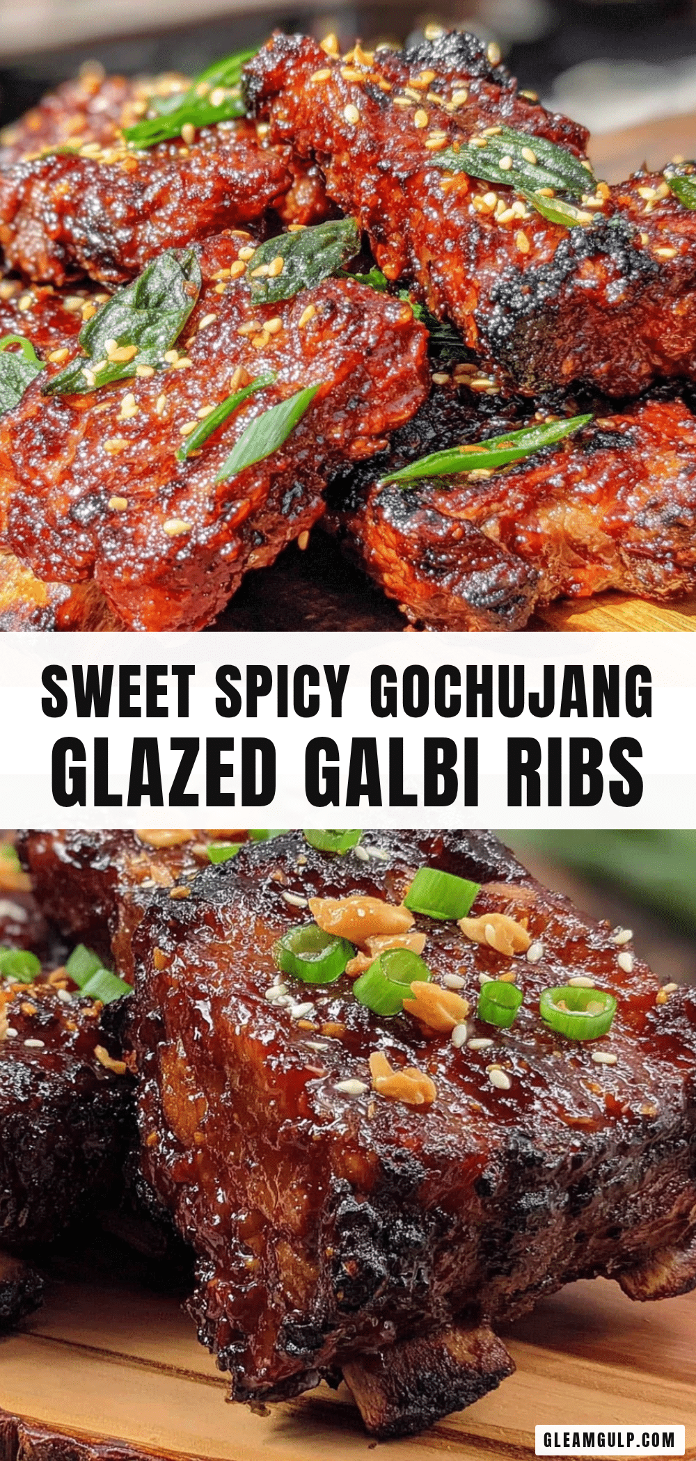 gochujang honey glazed korean galbi short ribs recipe