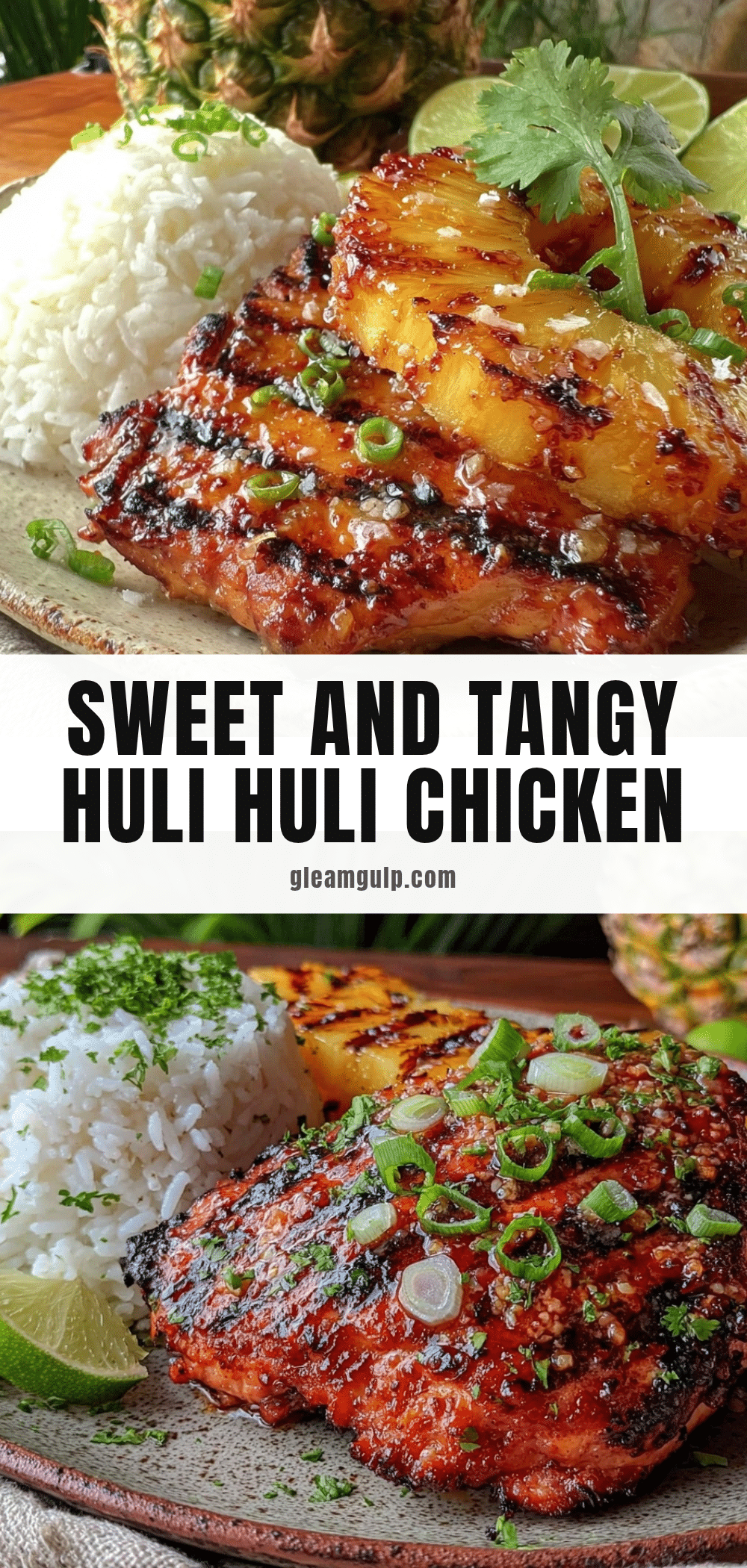 Hawaiian Huli Huli grilled chicken recipe