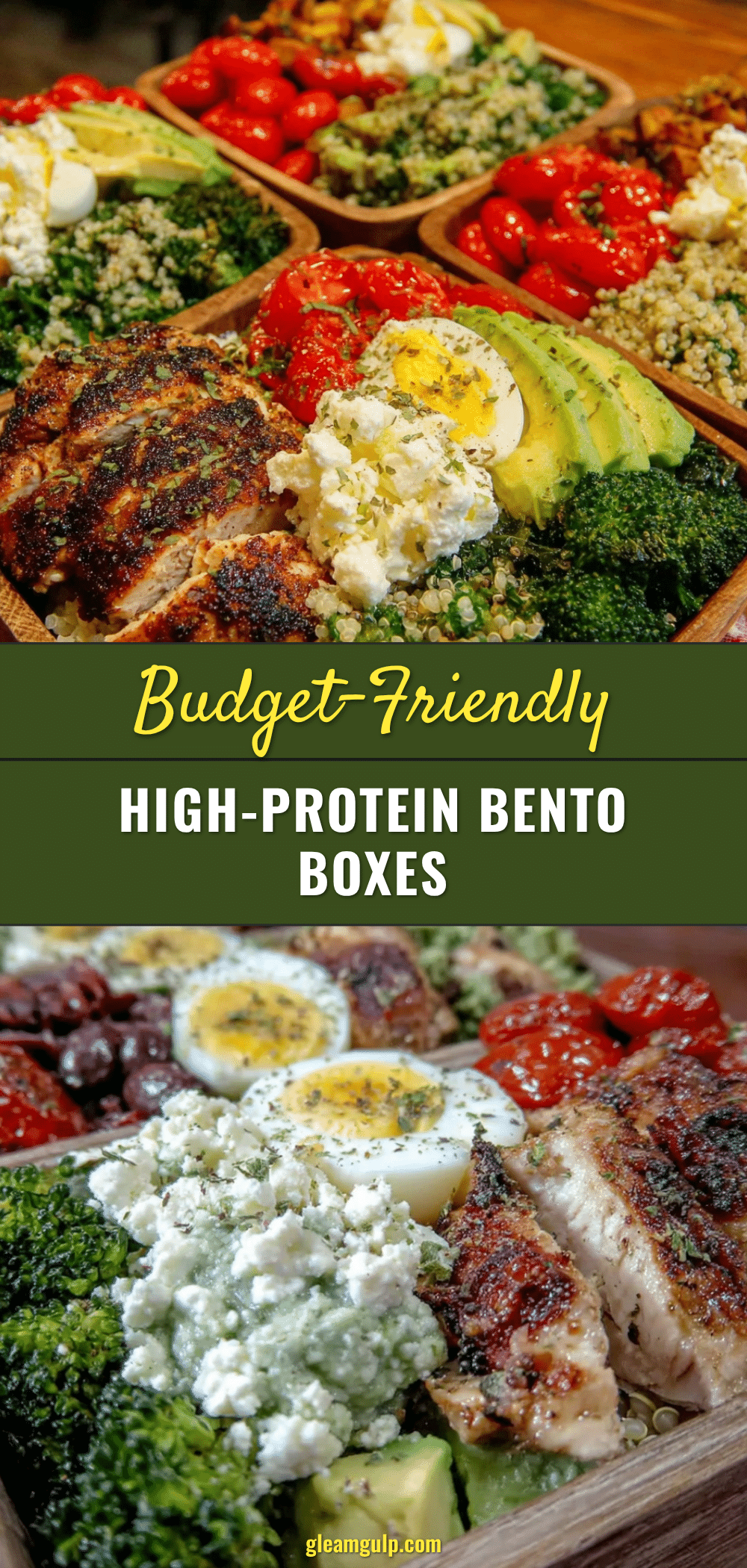 healthy protein lunch box meal prep recipe