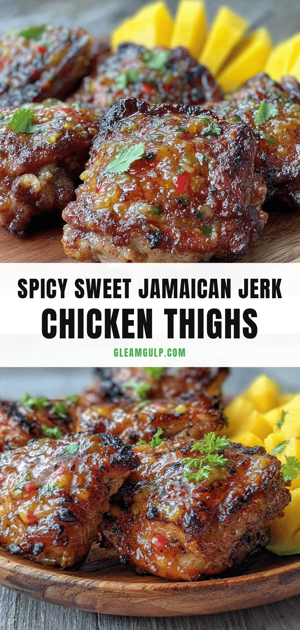Jamaican jerk chicken thighs recipe