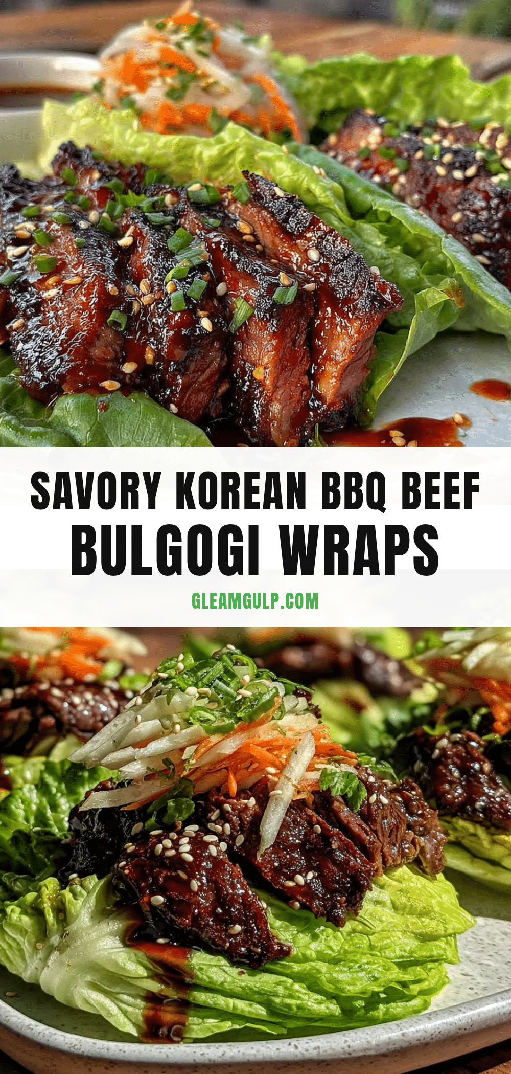 korean bbq beef bulgogi lettuce wraps recipe