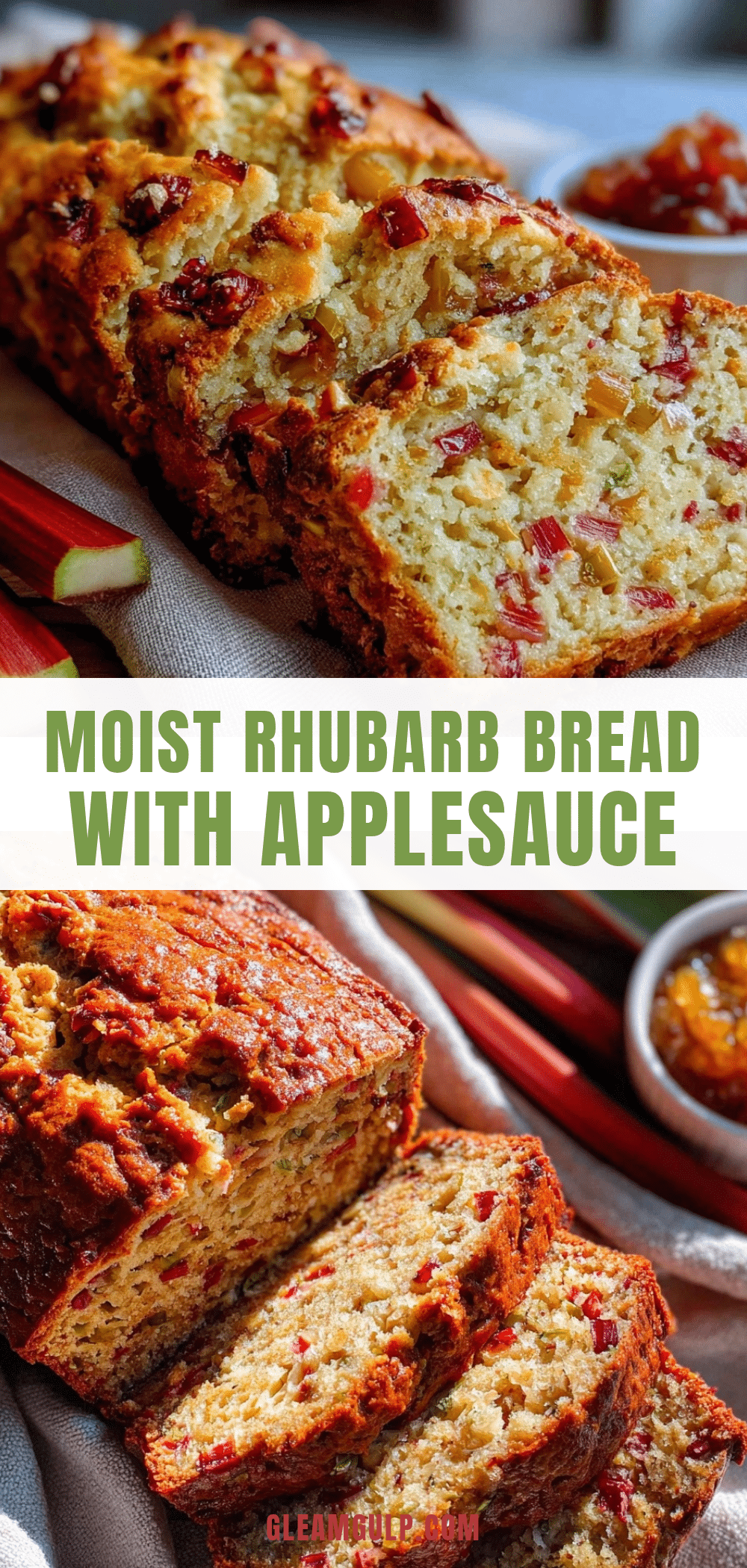 moist rhubarb bread recipe