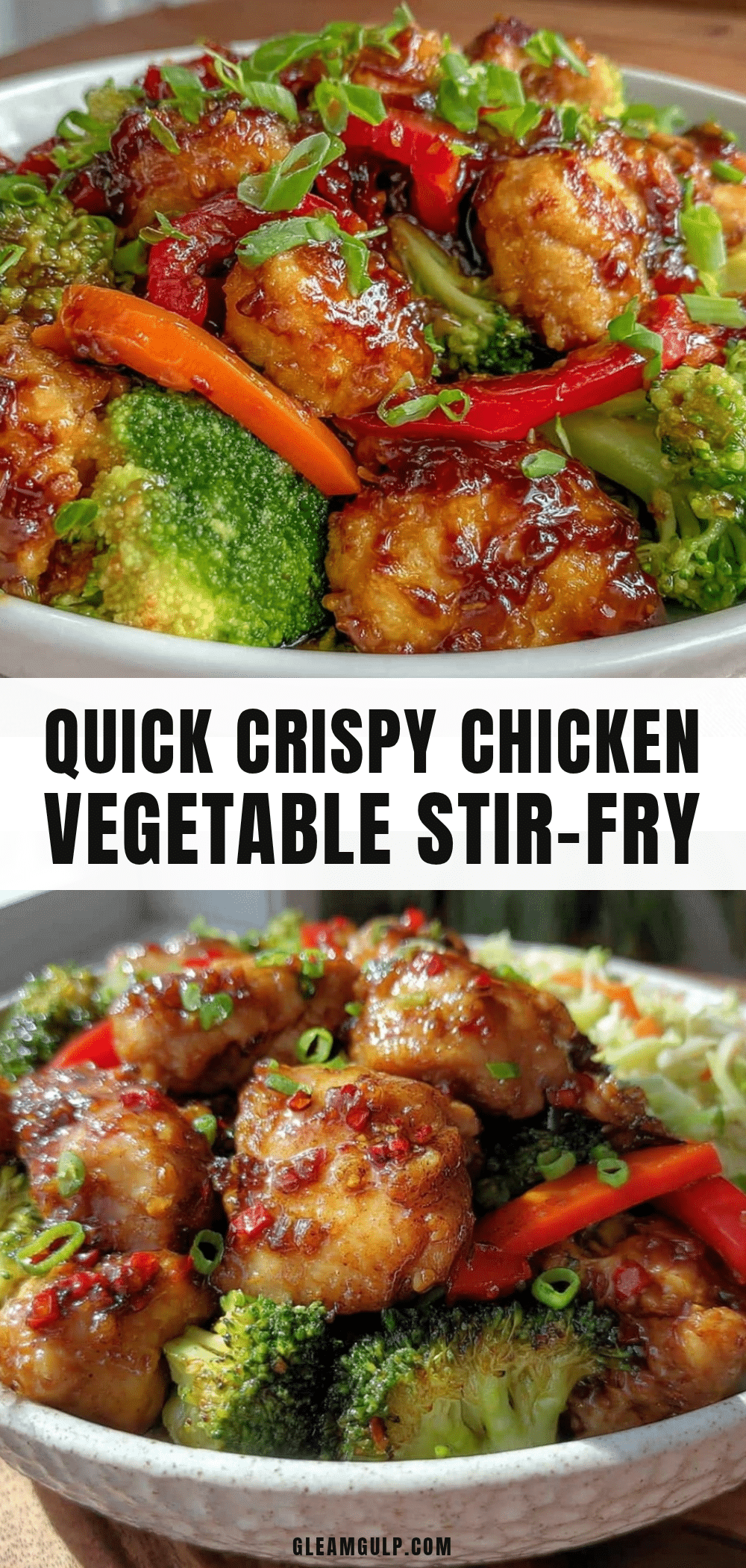 quick crispy chicken stir-fry recipe