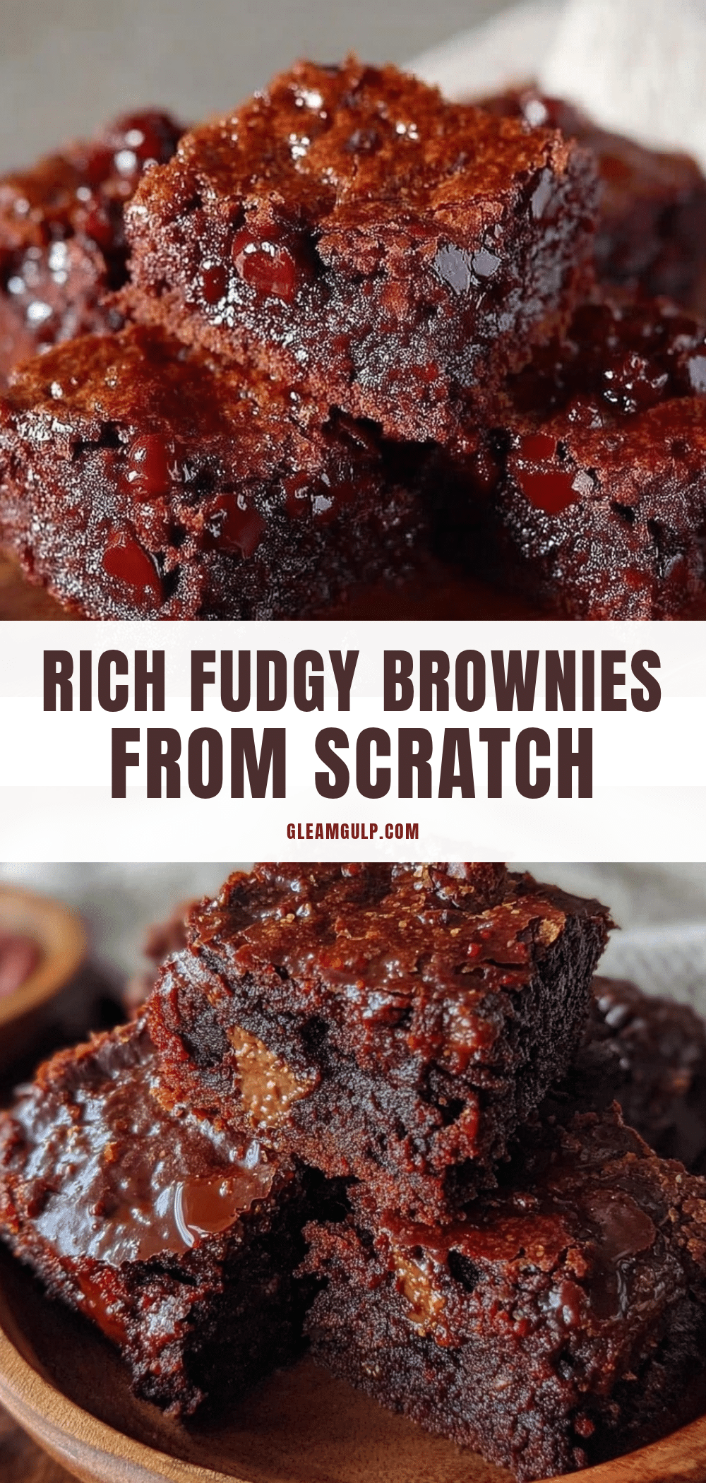 rich fudgy brownies from scratch recipe