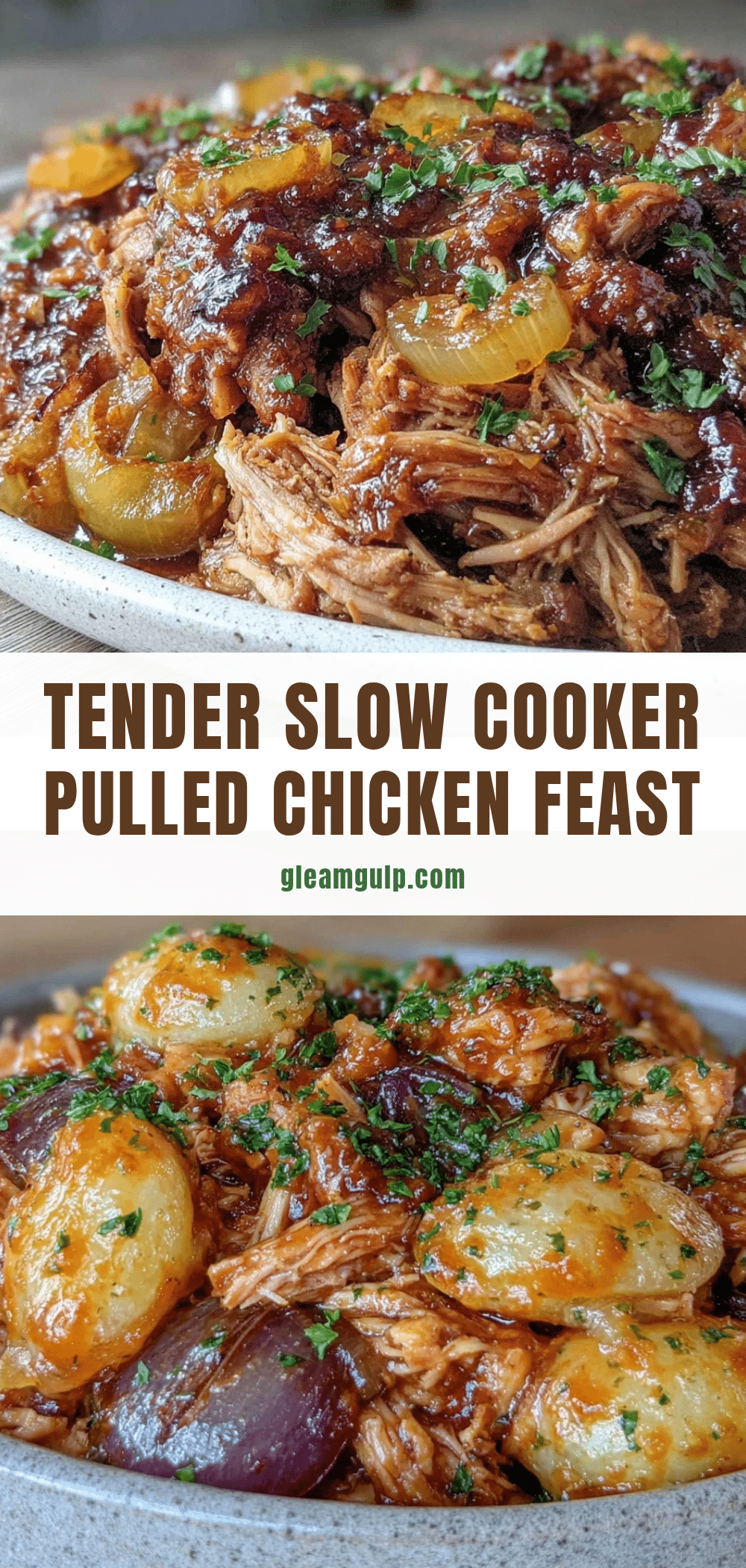 slow cooker pulled chicken recipe