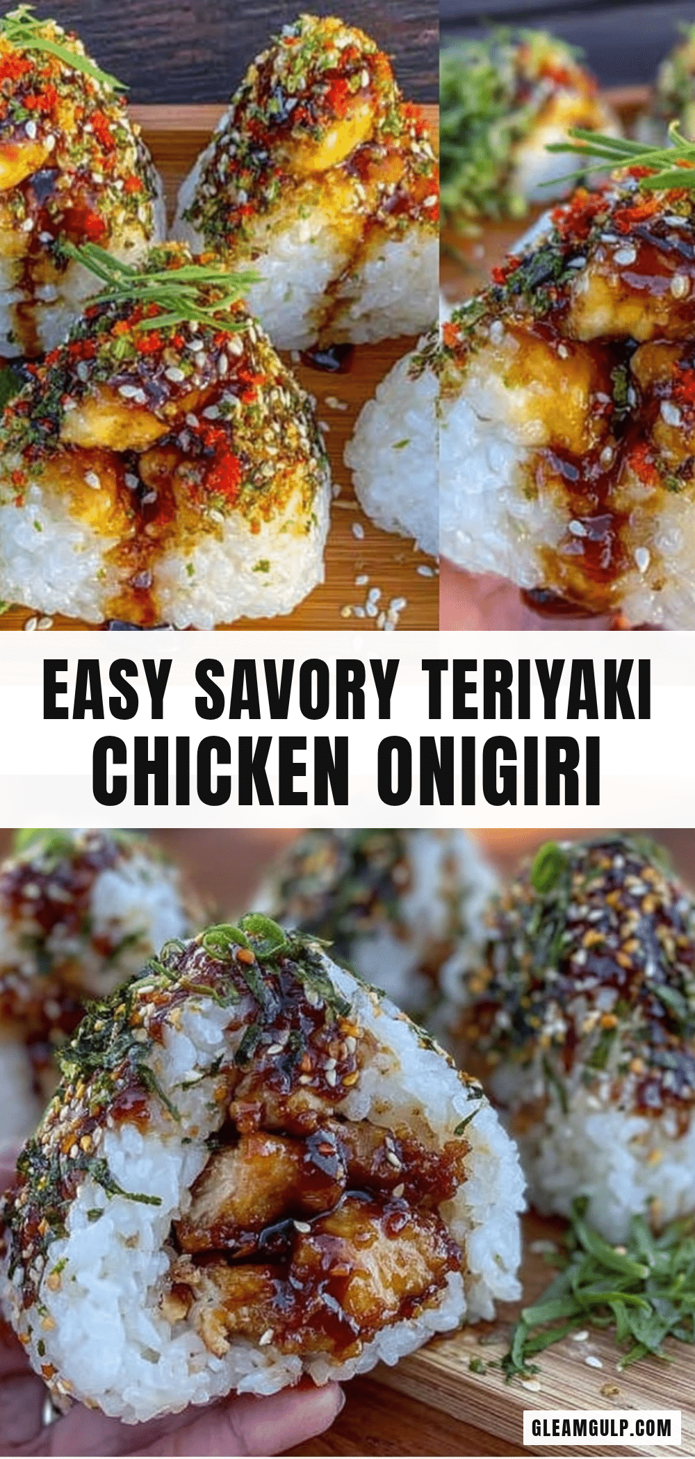 teriyaki chicken onigiri recipe