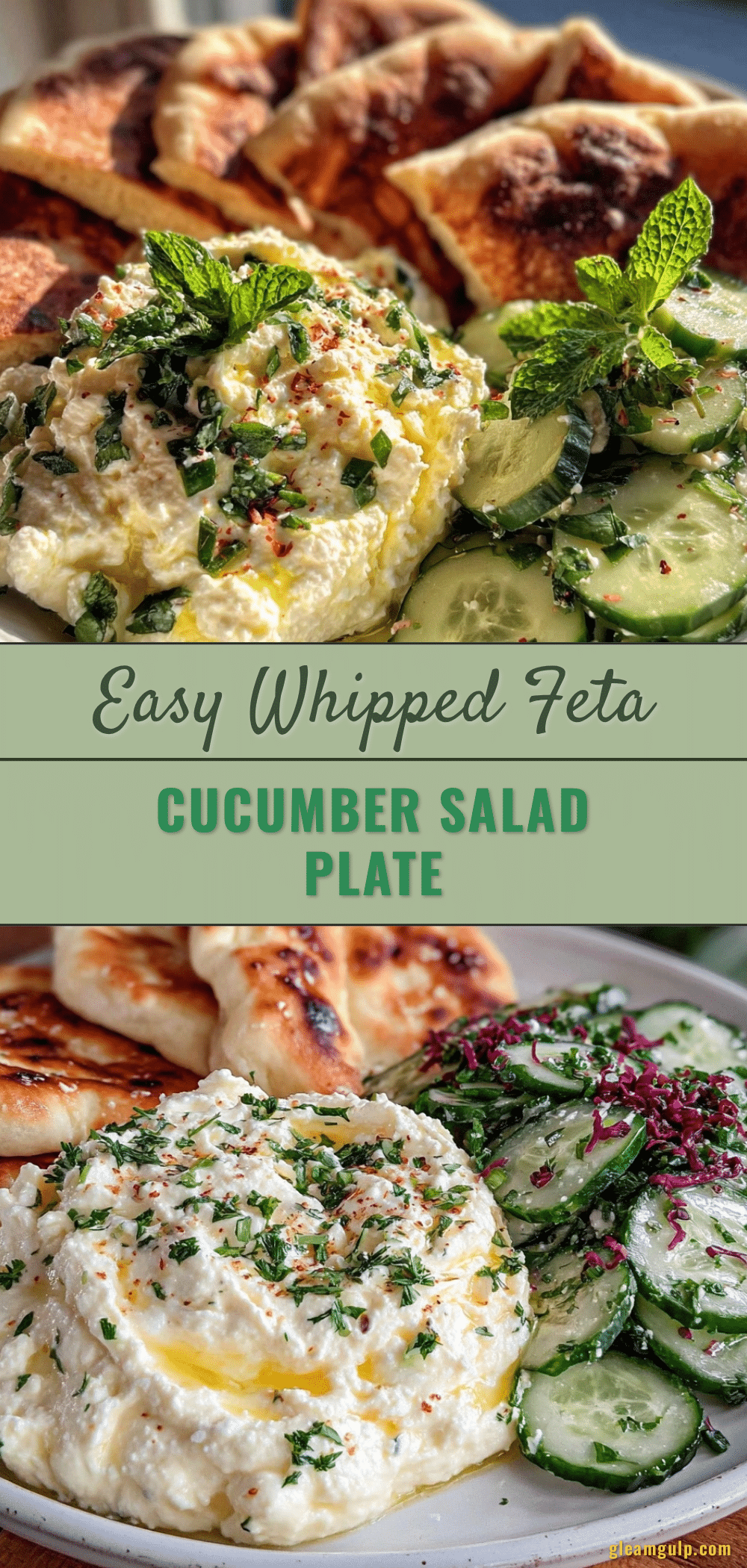 whipped feta cucumber salad recipe