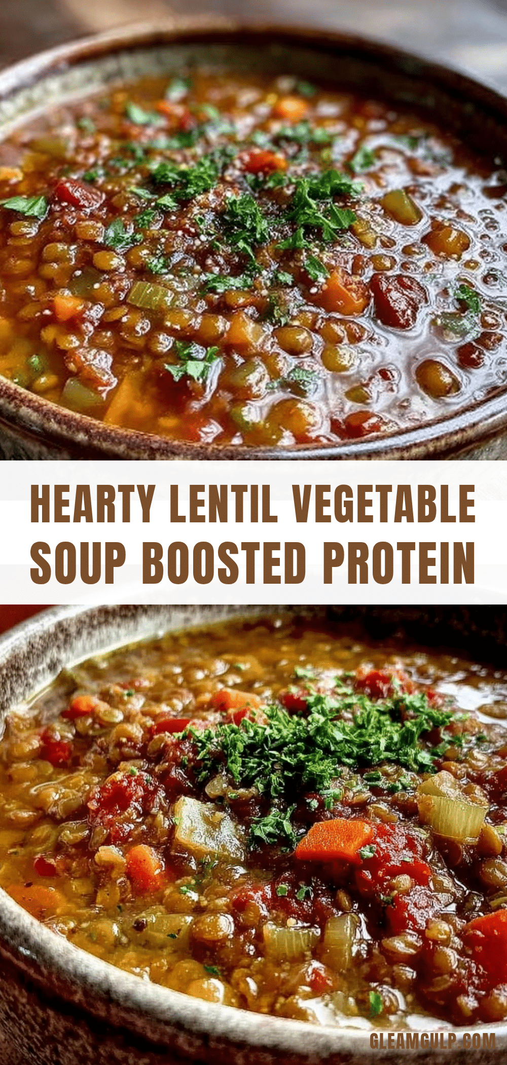 wholesome lentil soup recipe