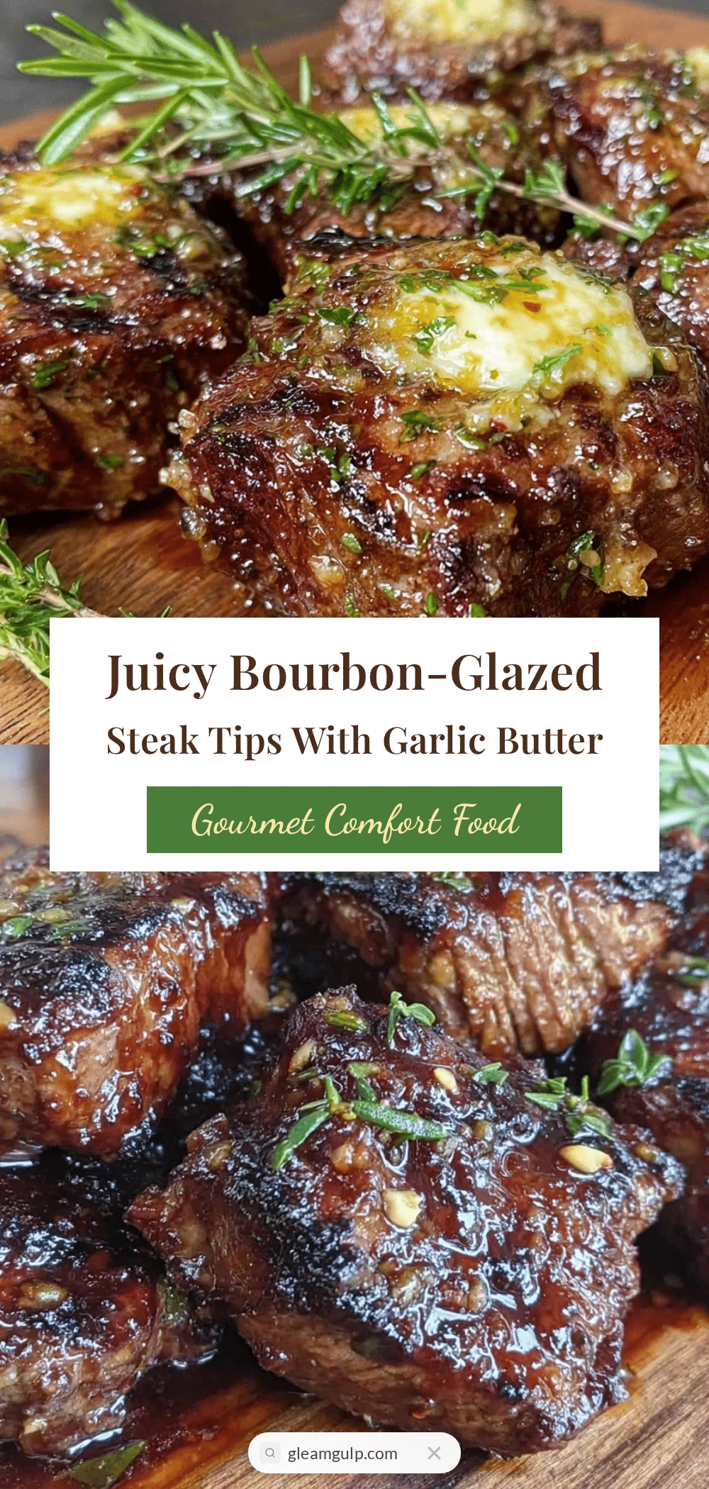 bourbon-glazed grilled steak tips recipe