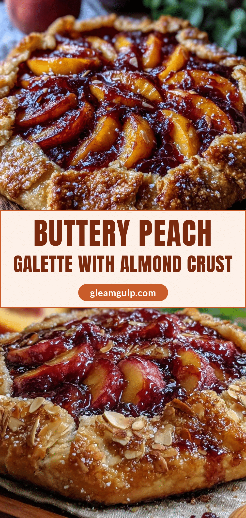 brown butter peach galette recipe
