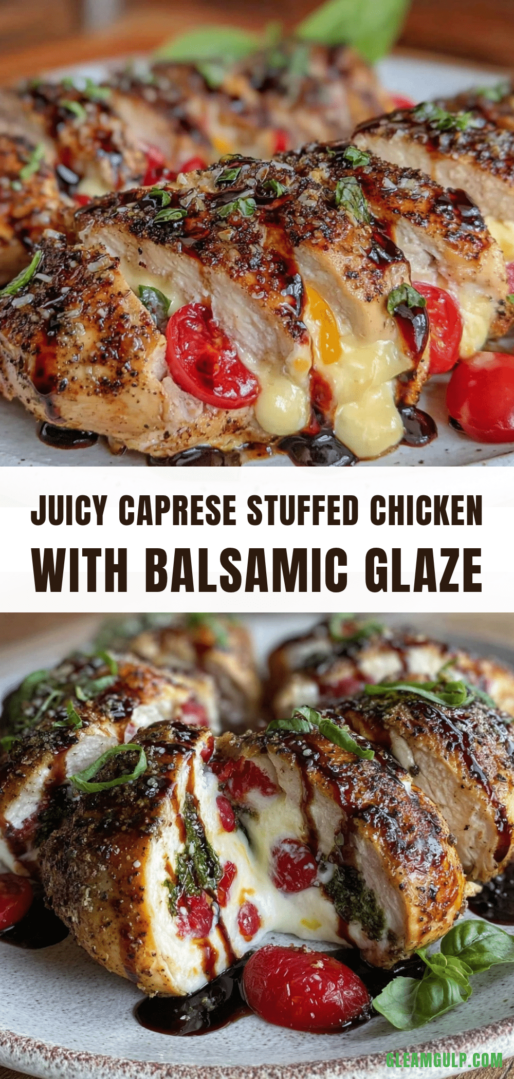 Caprese Stuffed Chicken Breast recipe