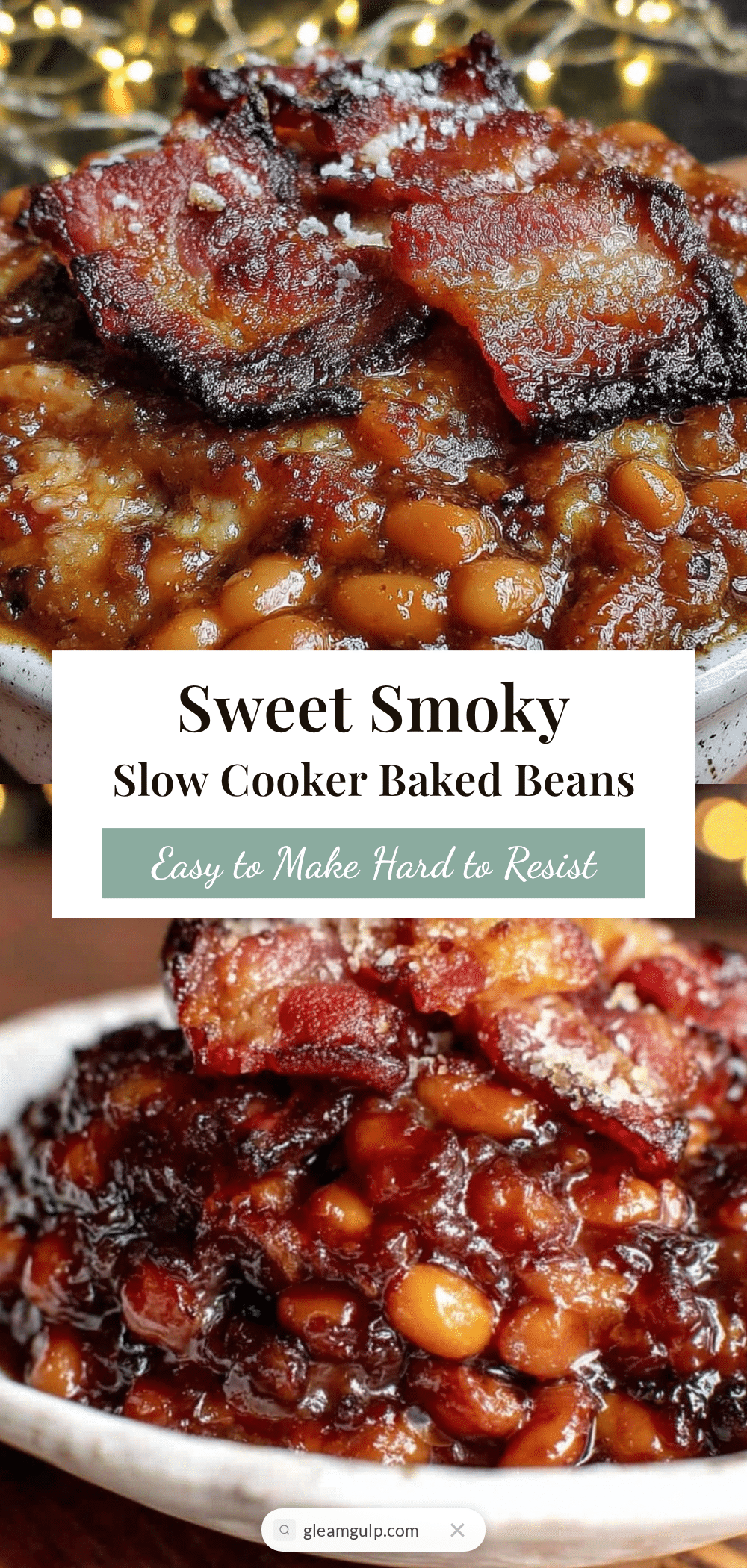 cozy baked beans with bacon and brown sugar slow cooker recipe recipe