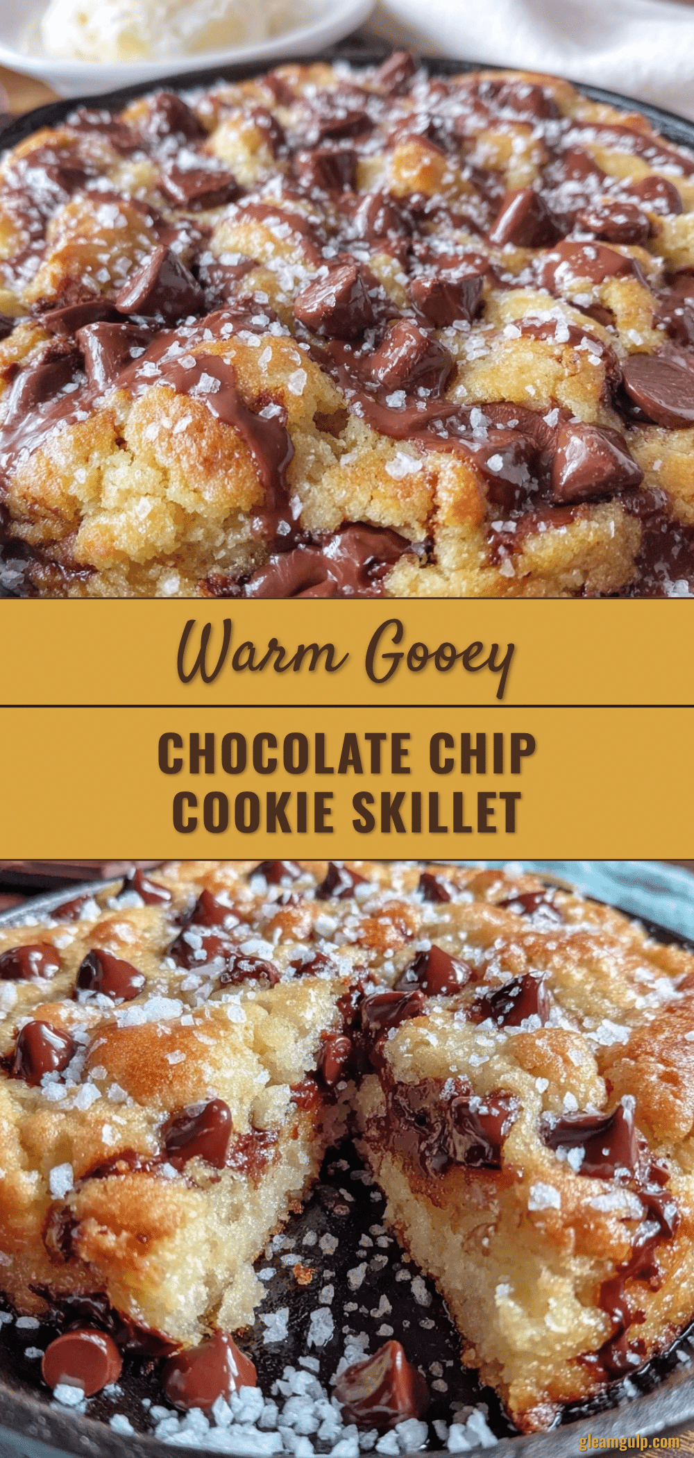 cozy chocolate chip cookie skillet recipe