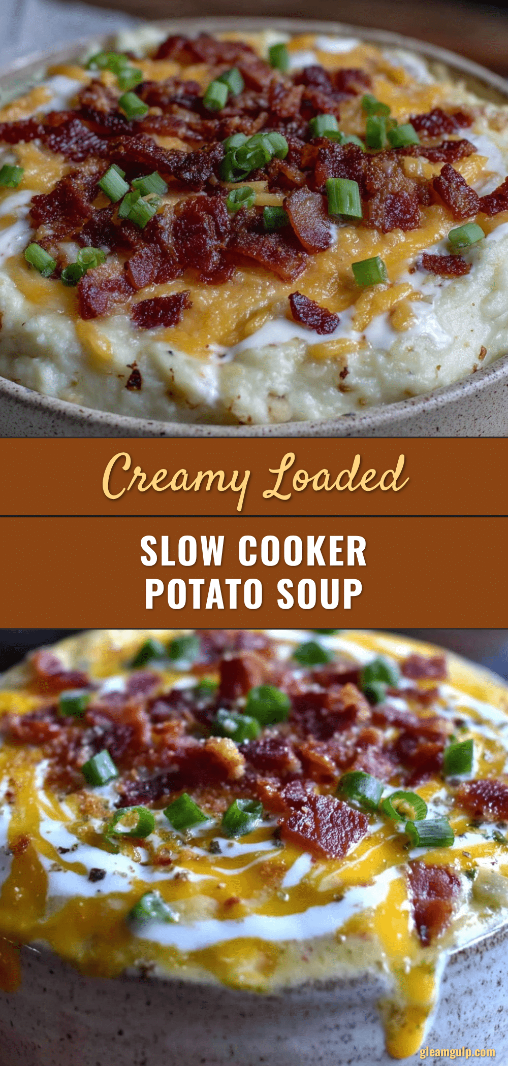 creamy loaded baked potato soup slow cooker recipe recipe