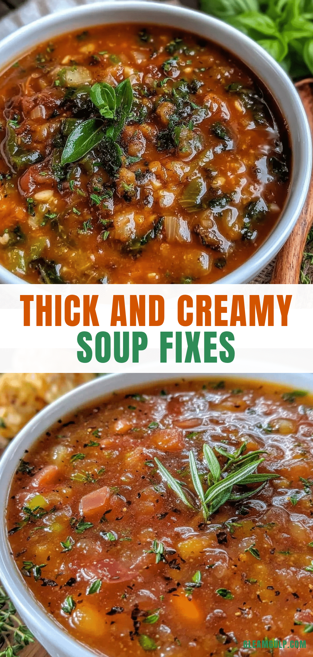 creamy soup thickening without flour recipe