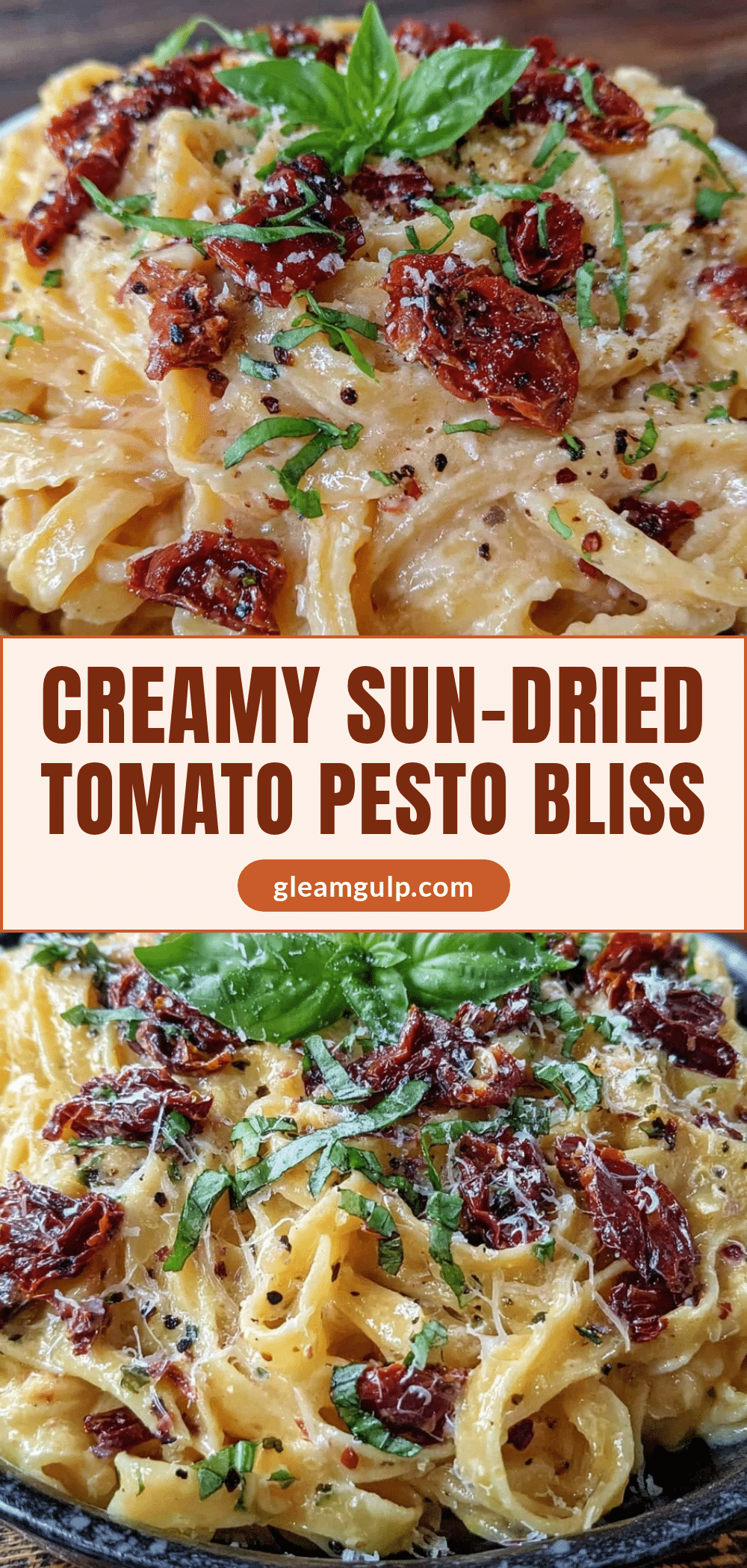 creamy sun-dried tomato pesto pasta sauce recipe