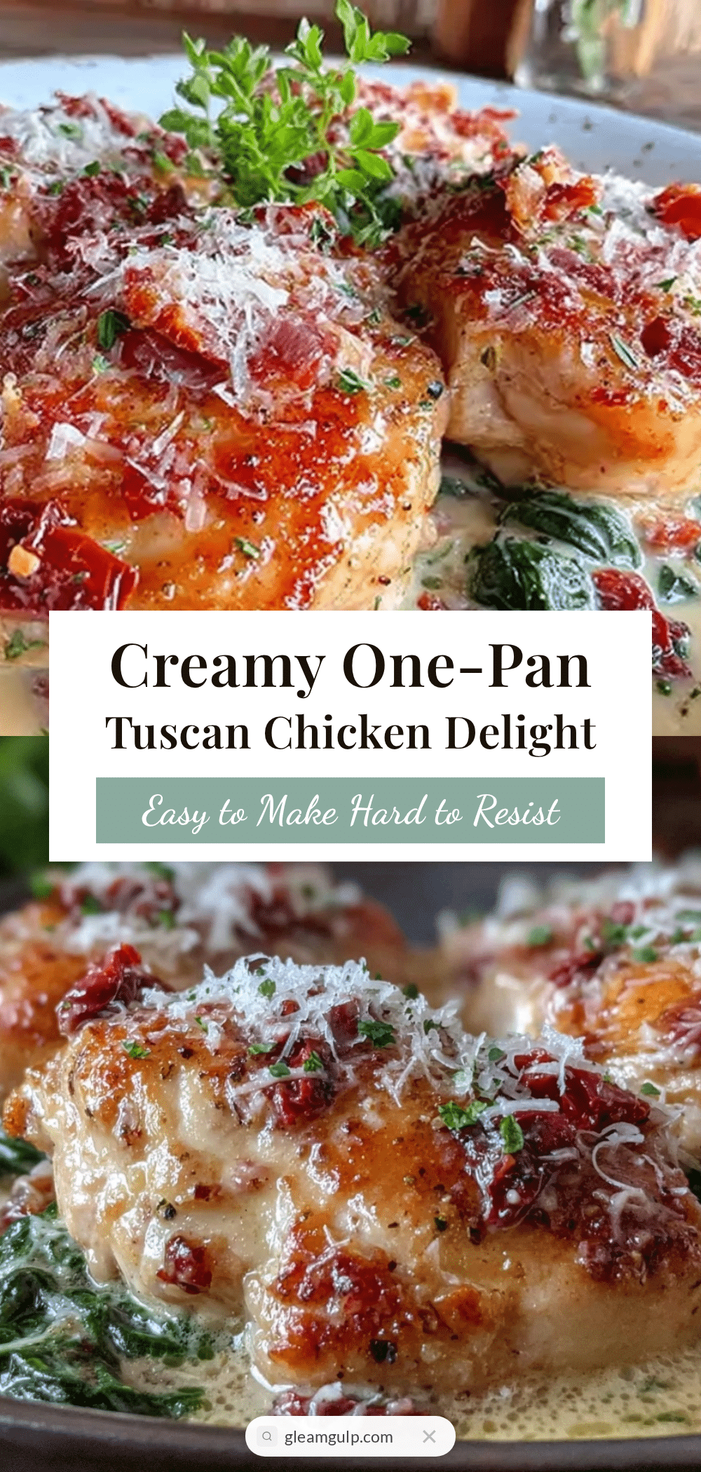 Creamy Tuscan Chicken recipe