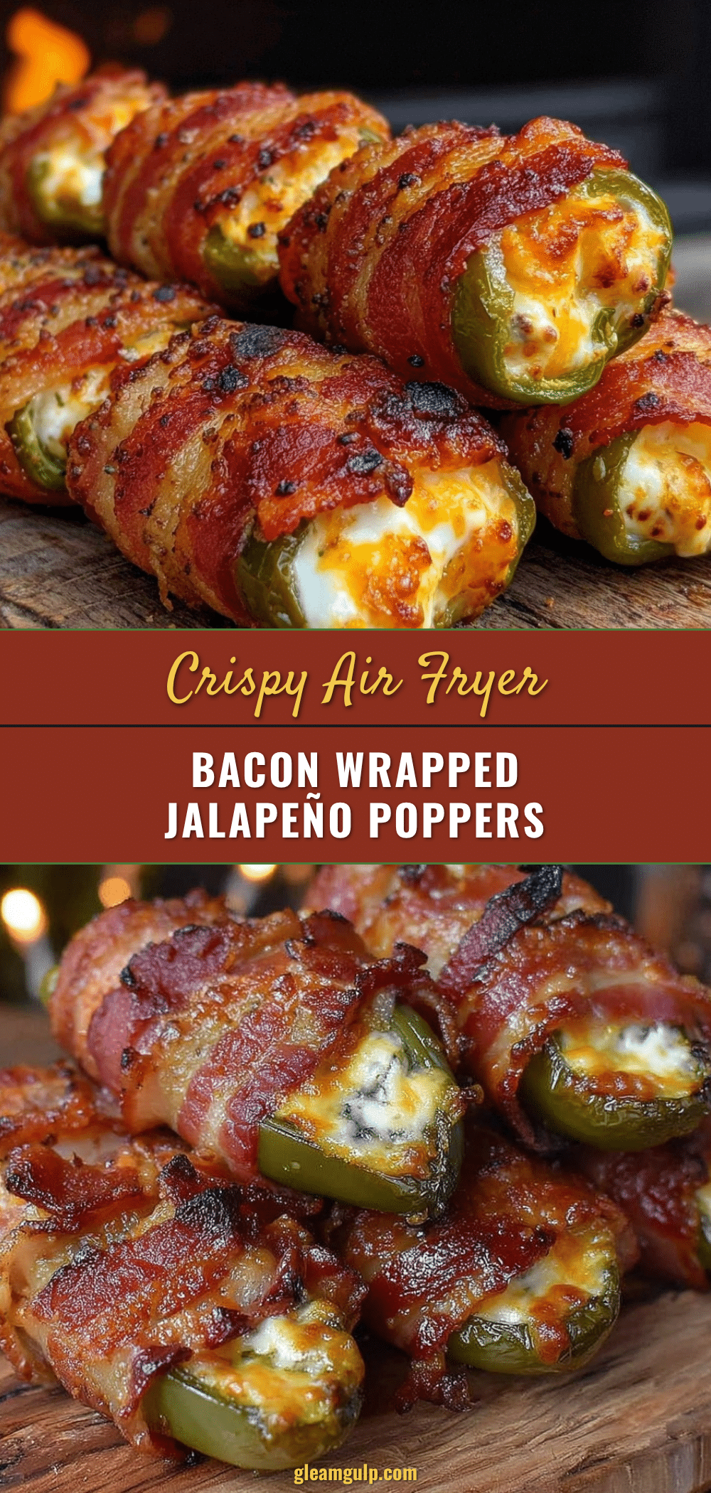 crispy bacon-wrapped jalapeño poppers air fryer recipe recipe
