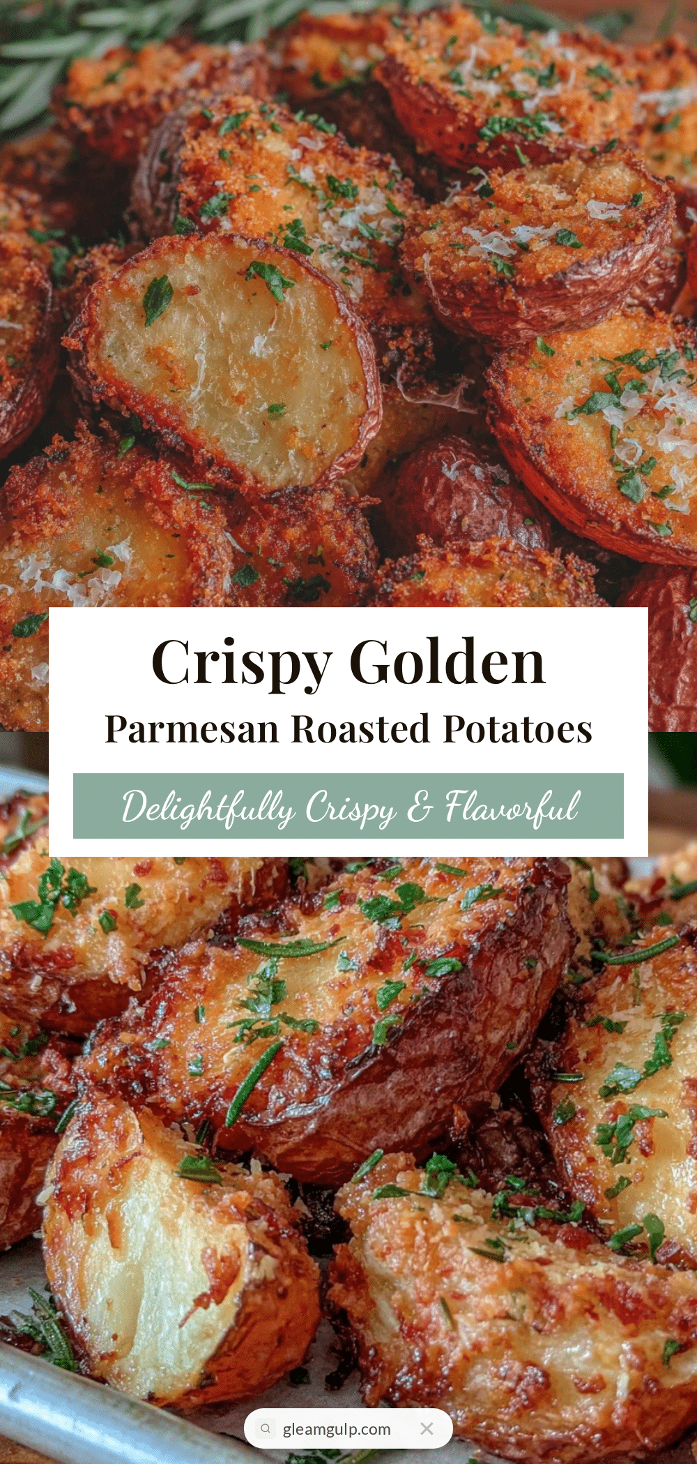 crispy Parmesan roasted potatoes recipe
