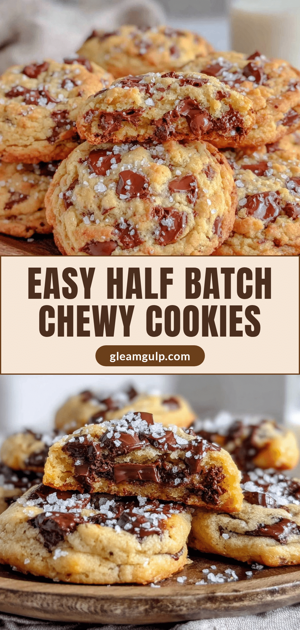 easy half batch chewy cookies recipe