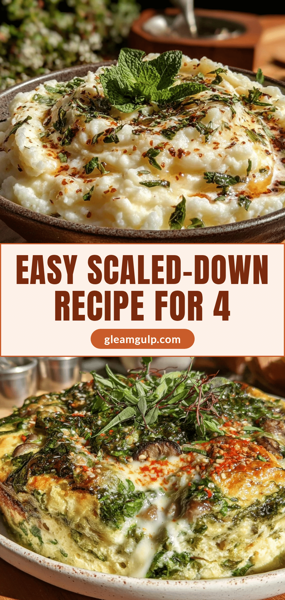 easy scaled-down recipe for 4 recipe
