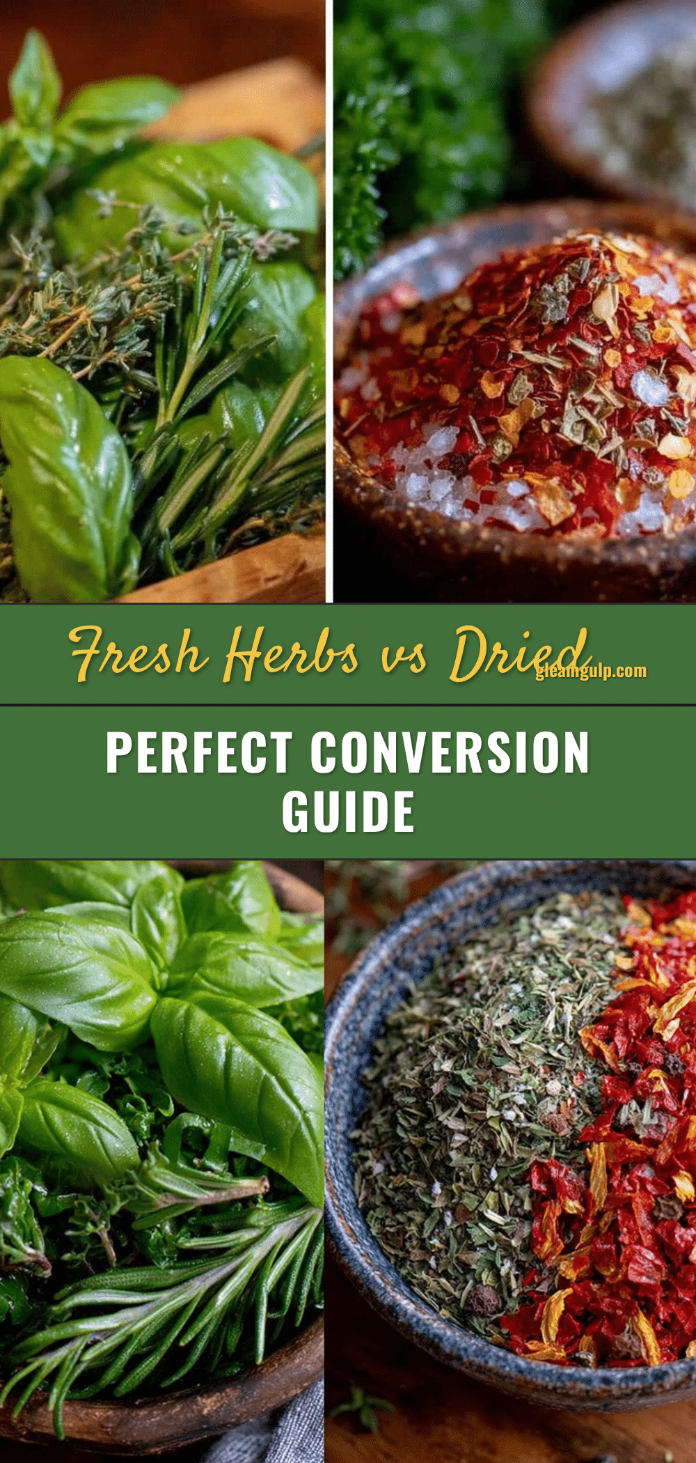 fresh herbs vs dried conversion recipe