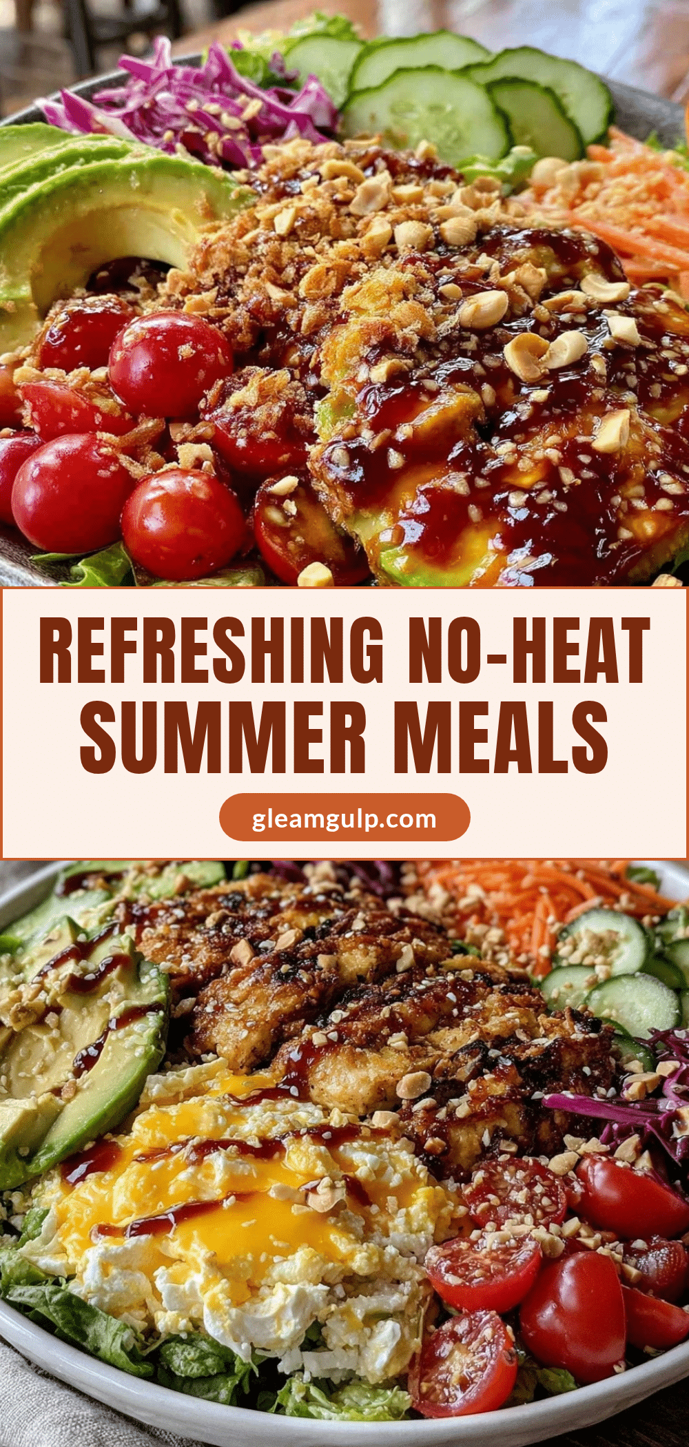 fresh no-heat summer meals recipe