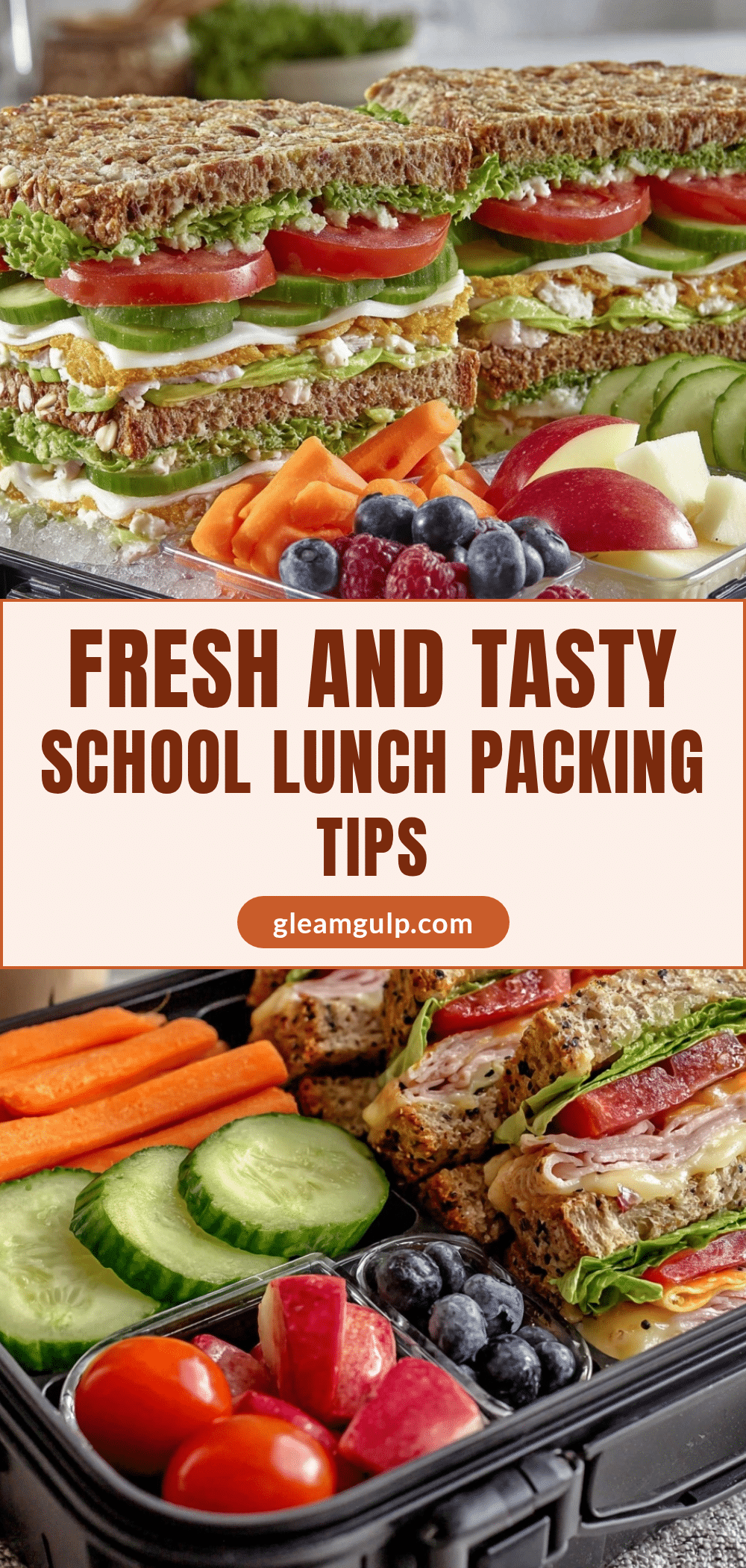fresh school lunch box packing tips recipe