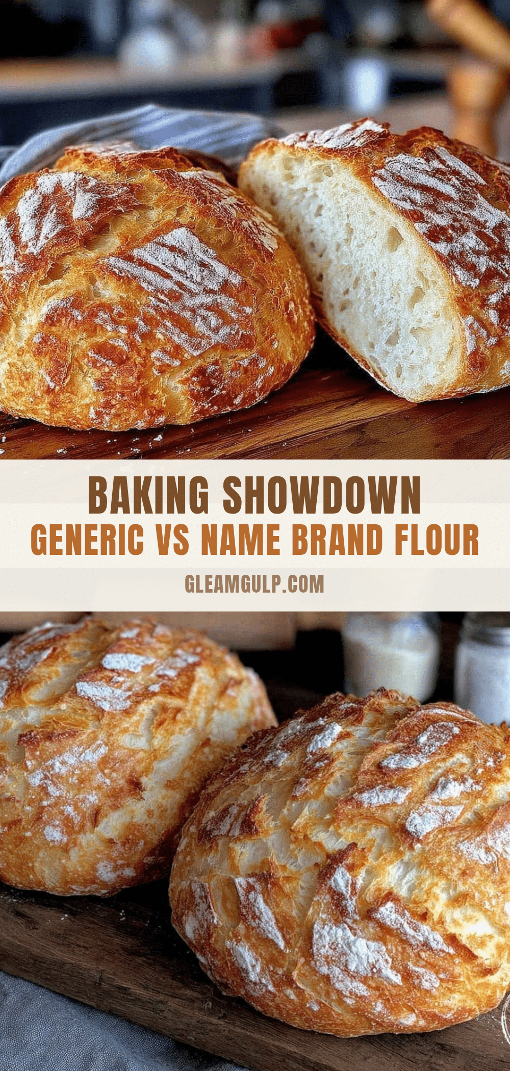 generic vs name brand flour bread recipe