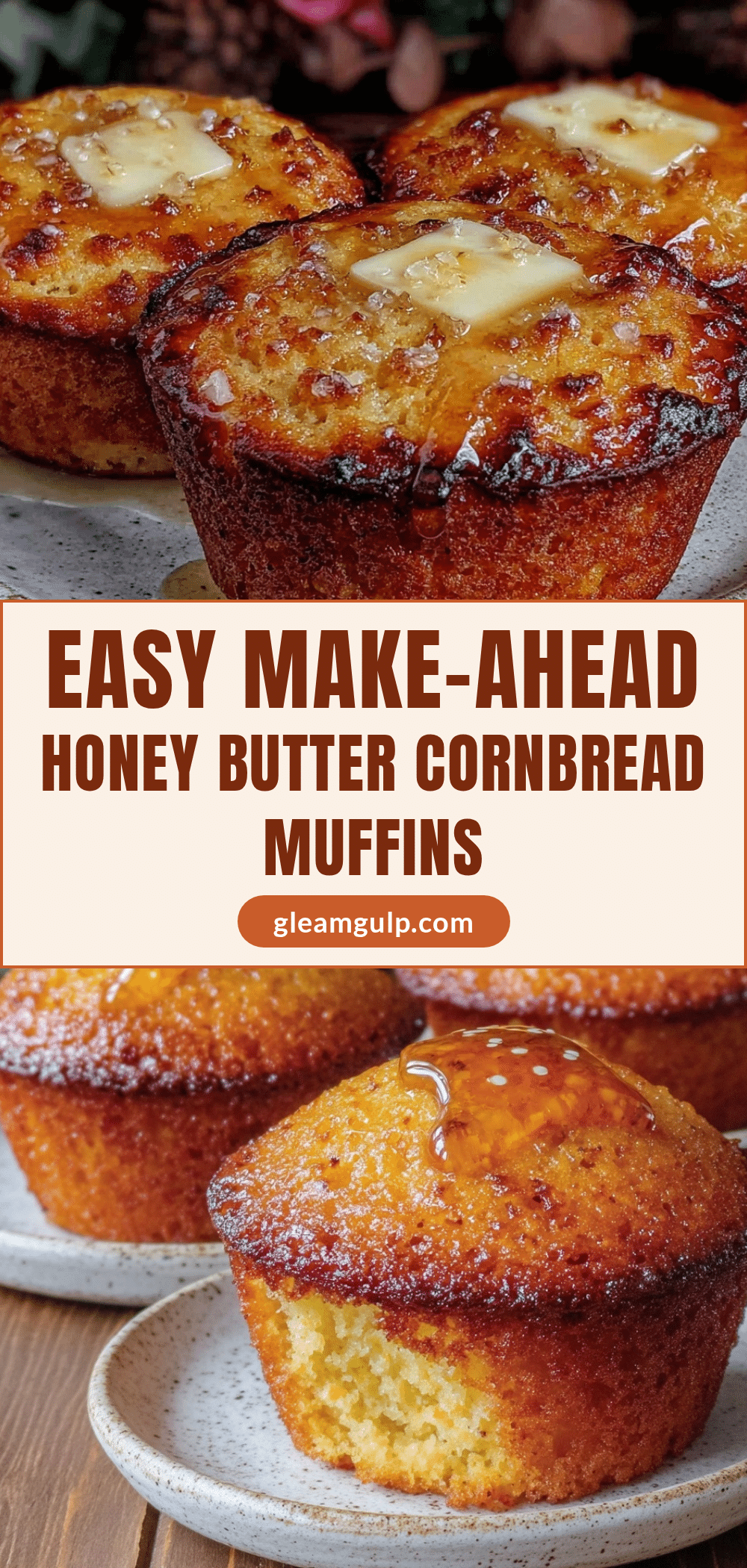honey butter cornbread muffins recipe