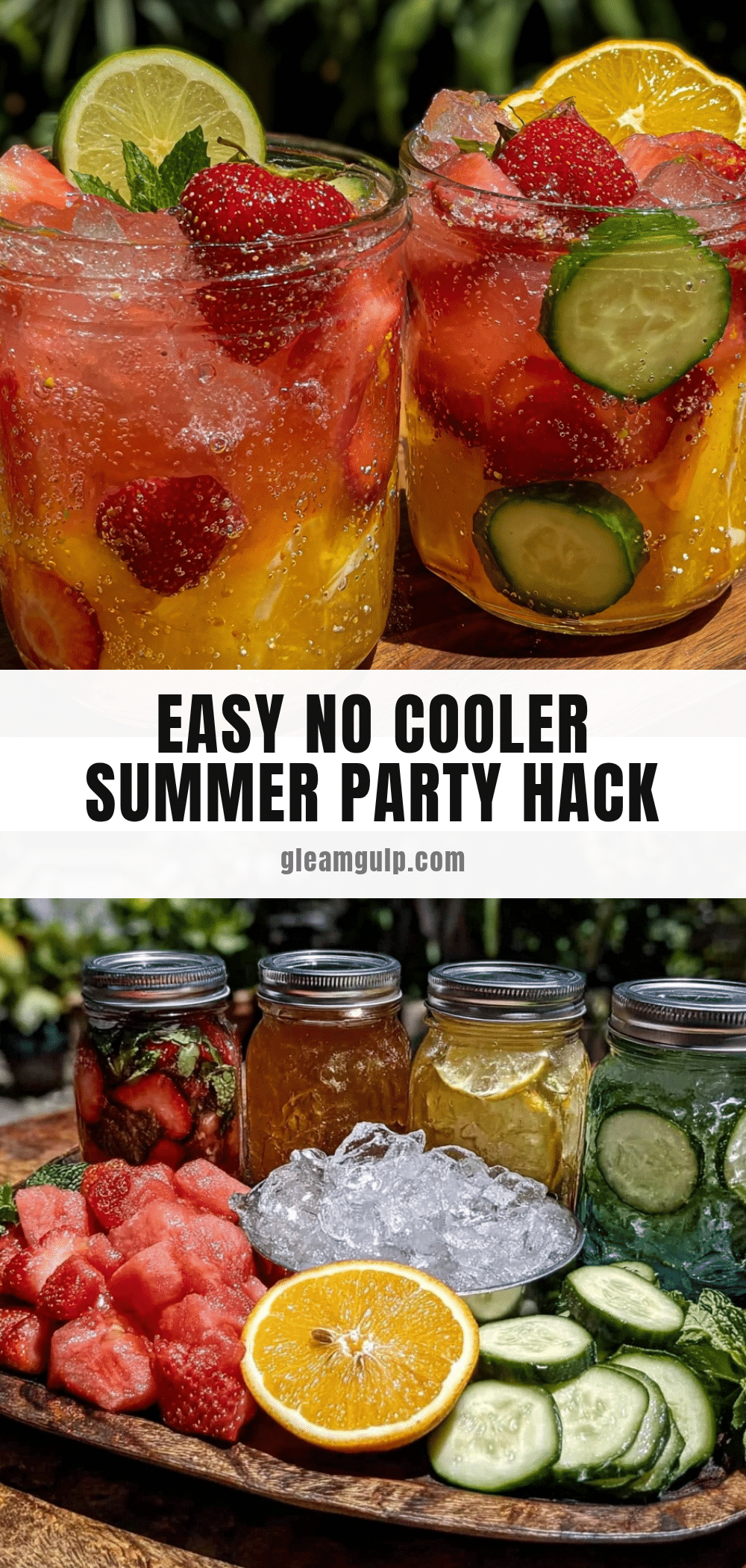 no cooler summer party food hack recipe