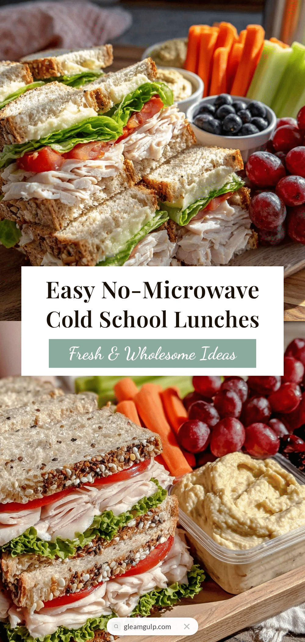 no-microwave cold school lunch ideas for kids recipe