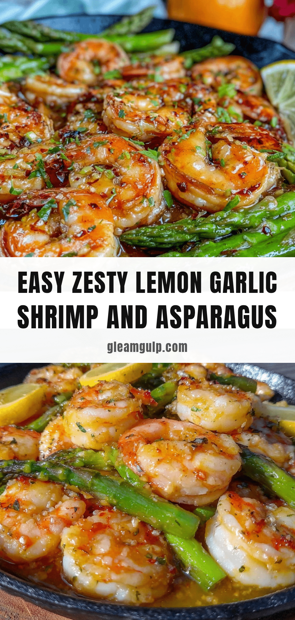 one-pan lemon garlic shrimp recipe