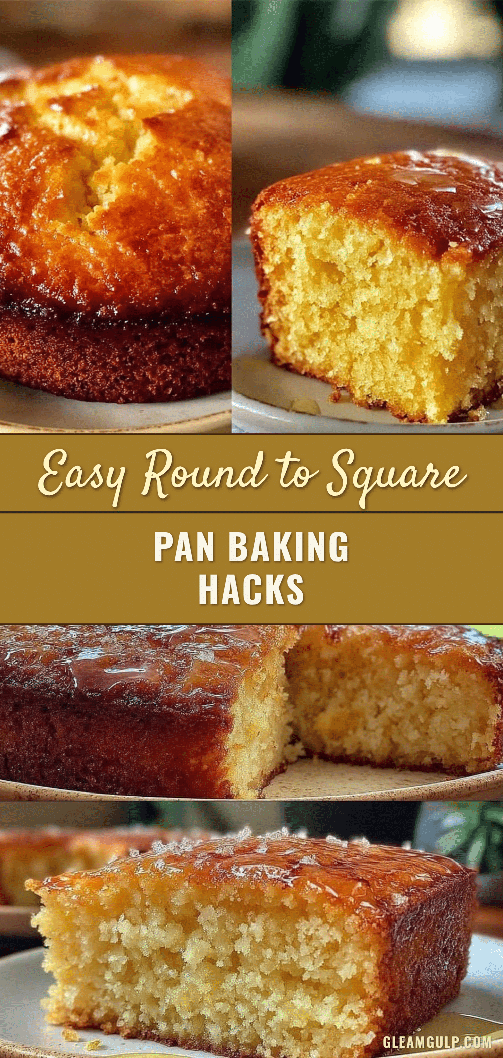 round to square pan baking conversion recipe