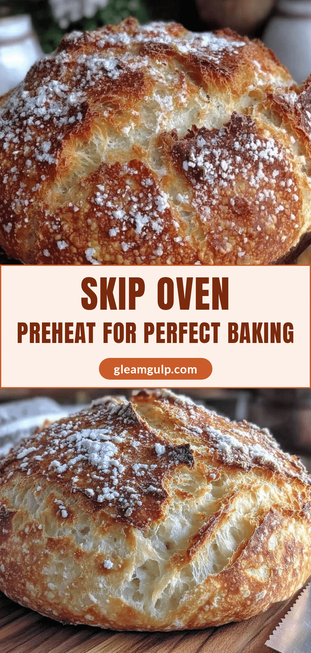 simple rustic bread recipe without preheating oven recipe