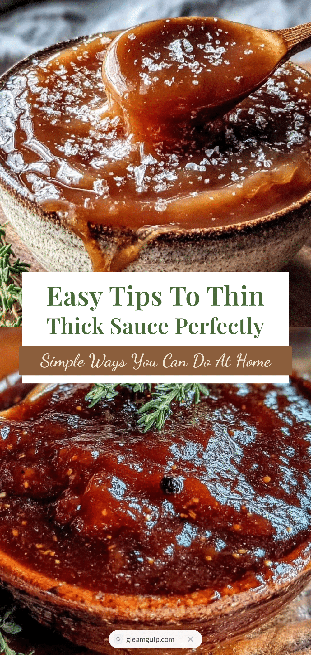 thin thick sauce recipe