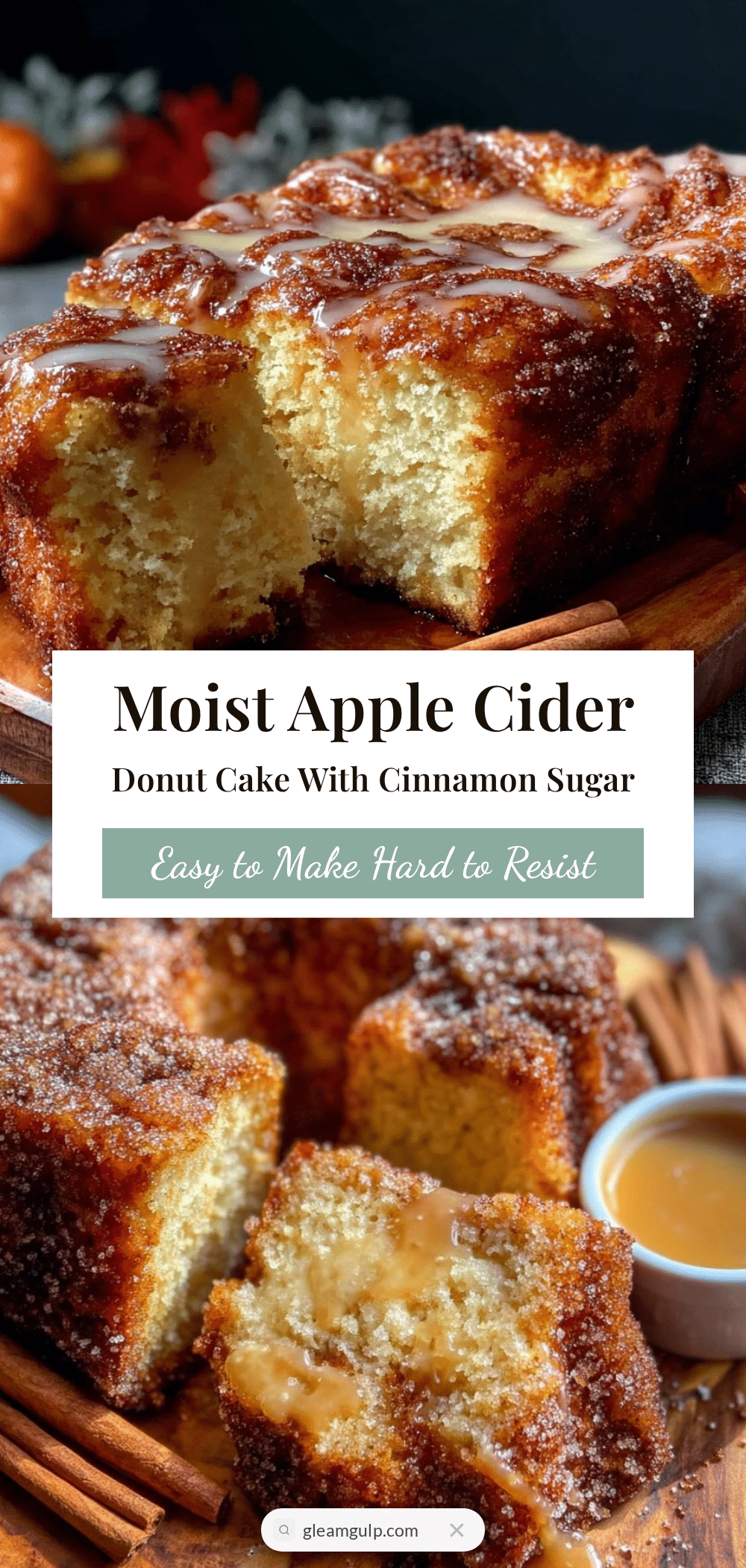 apple cider donut cake recipe